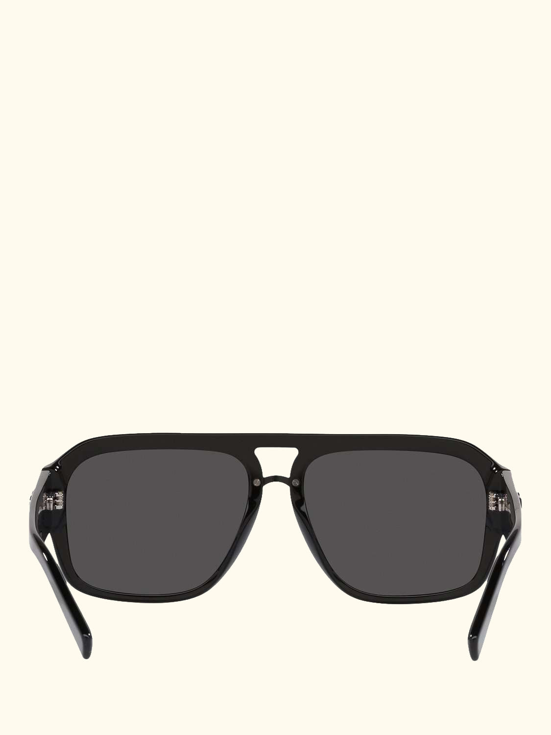 DG4403 Men's Aviator Sunglasses, Black/Grey