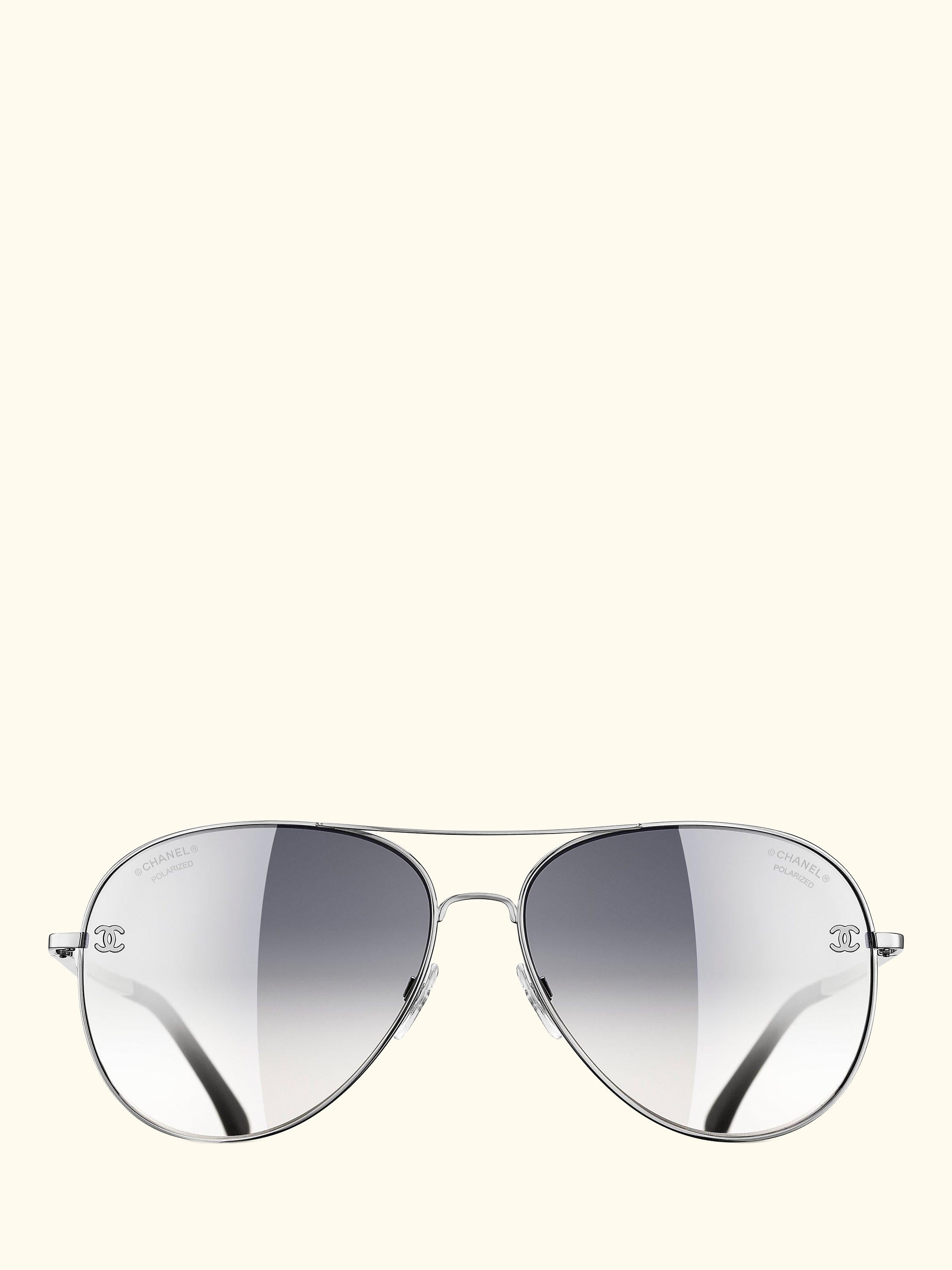 Pilot Sunglasses CH4189TQ Silver/Grey Gradient