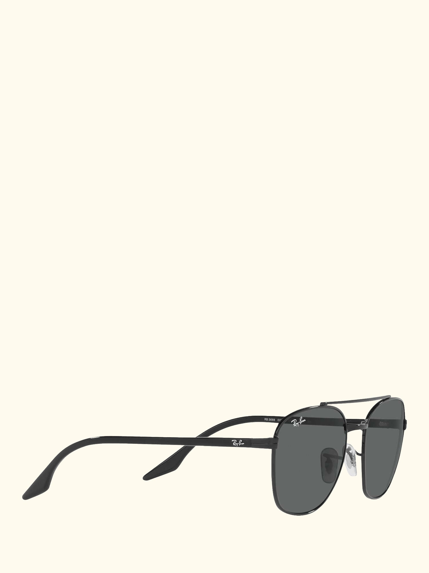 RB3688 Unisex Square Sunglasses, Black/Grey