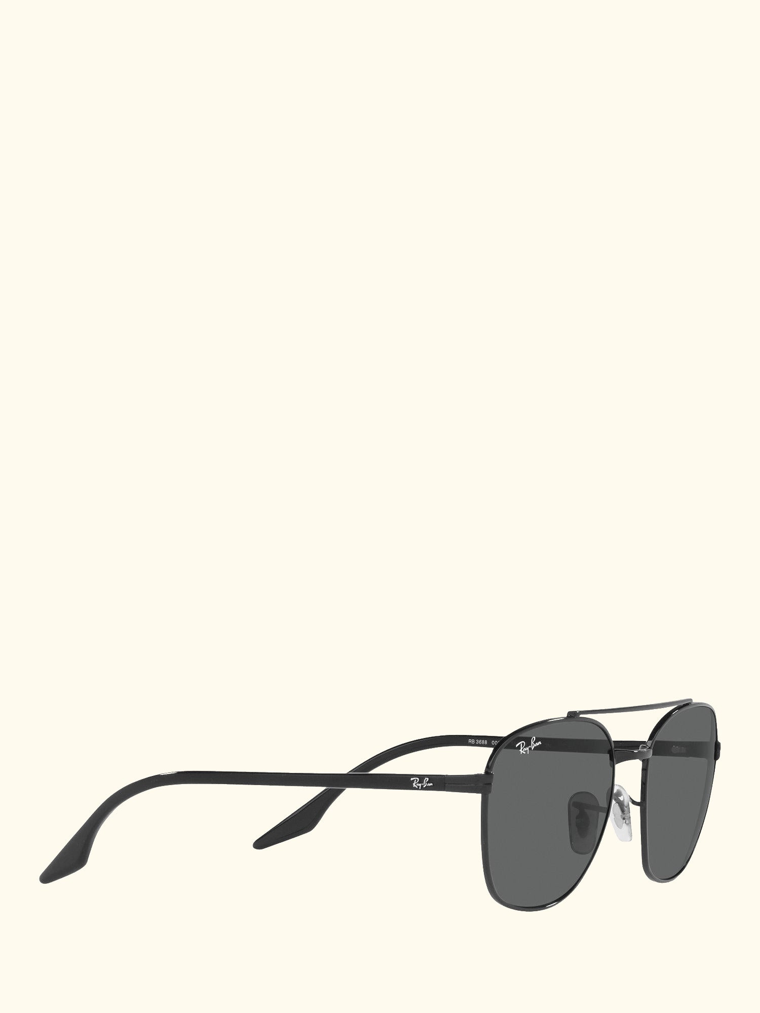 RB3688 Unisex Square Sunglasses, Black/Grey