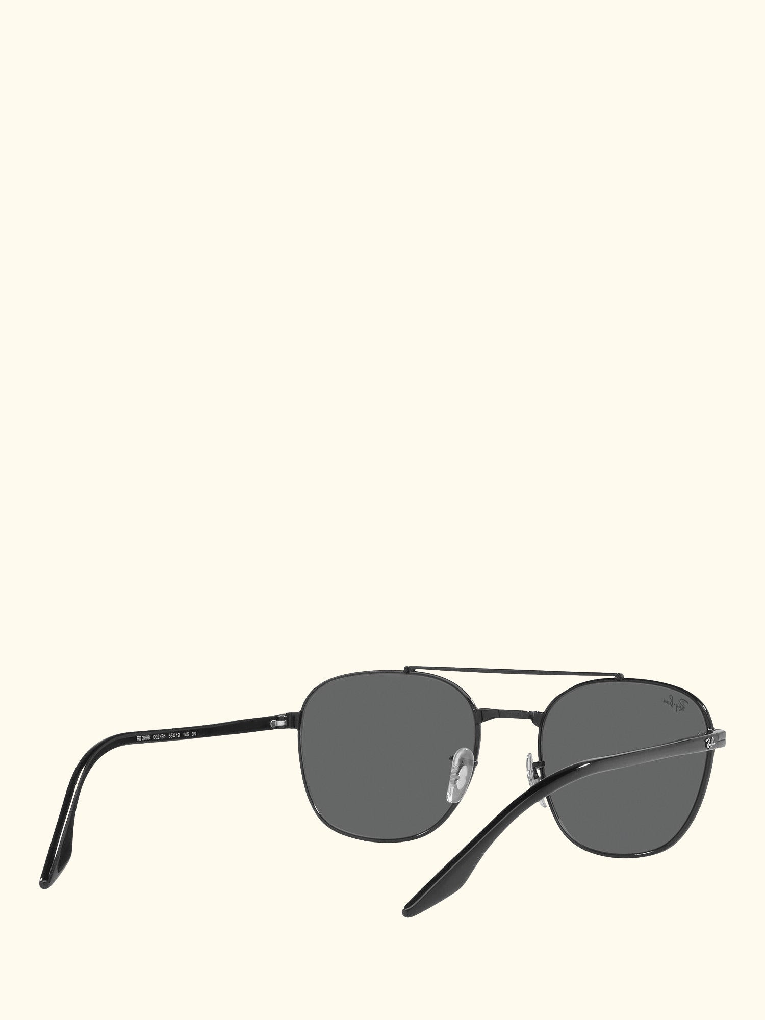 RB3688 Unisex Square Sunglasses, Black/Grey