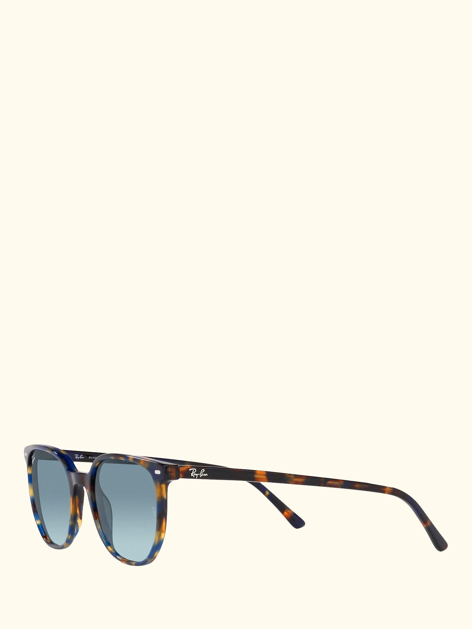 RB2197 Unisex Elliot Sunglasses, Yellow Havana/Blue Gradient