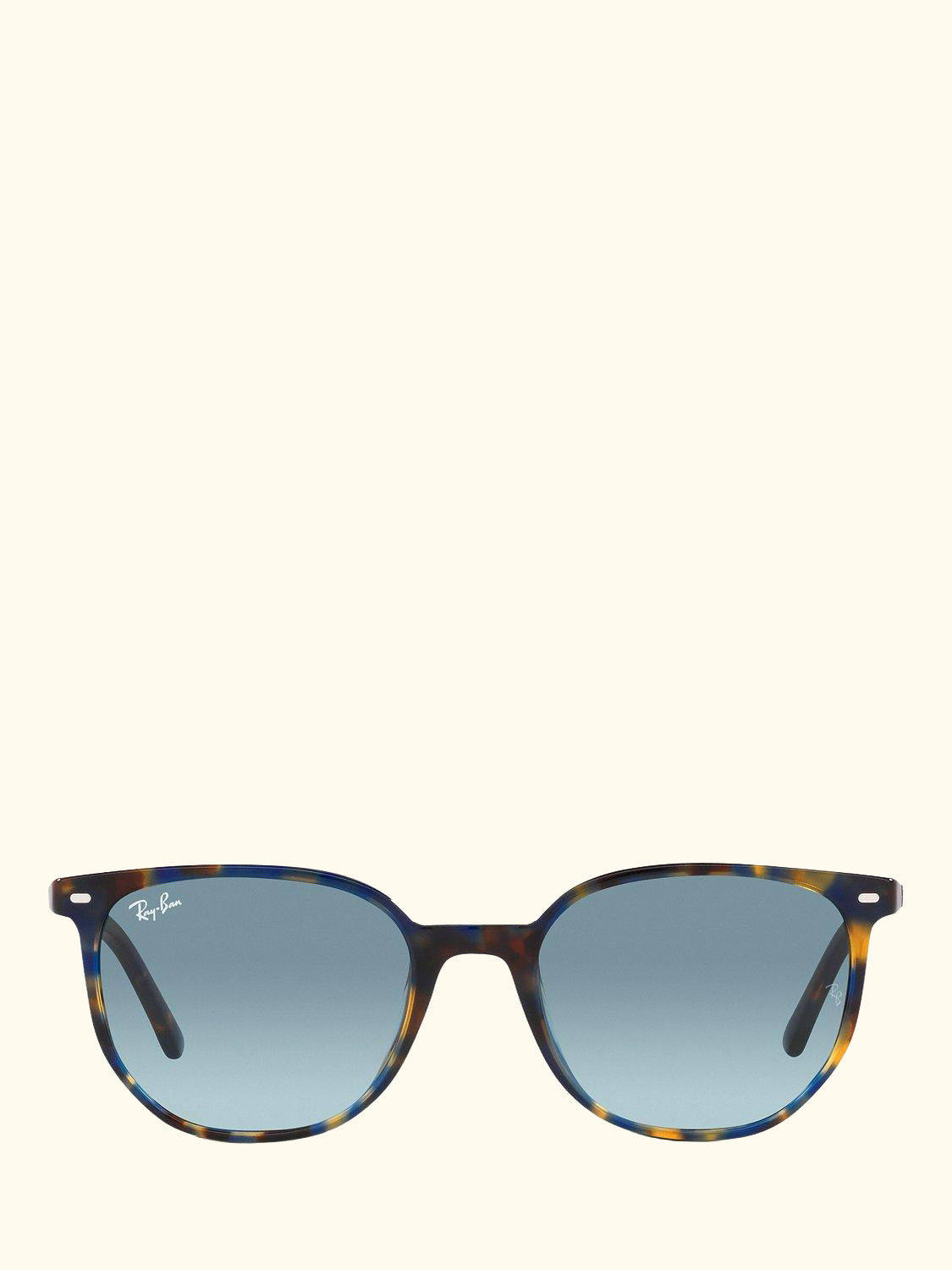 RB2197 Unisex Elliot Sunglasses, Yellow Havana/Blue Gradient