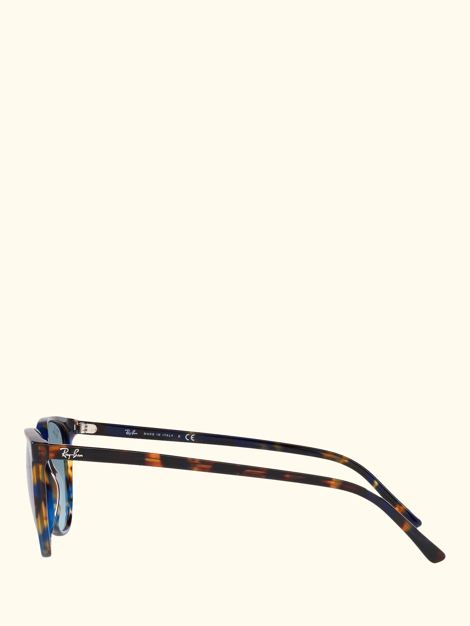 RB2197 Unisex Elliot Sunglasses, Yellow Havana/Blue Gradient
