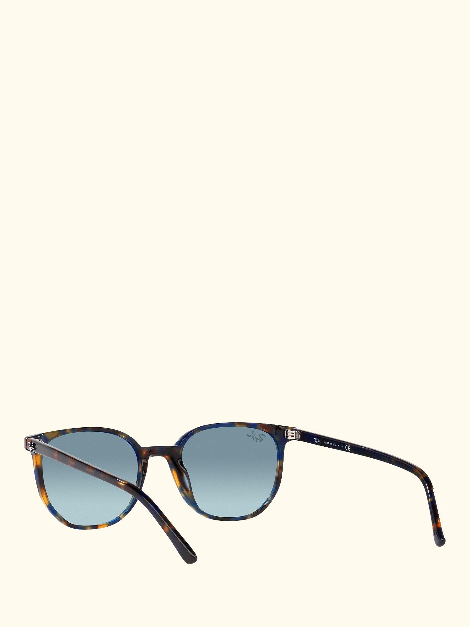 RB2197 Unisex Elliot Sunglasses, Yellow Havana/Blue Gradient