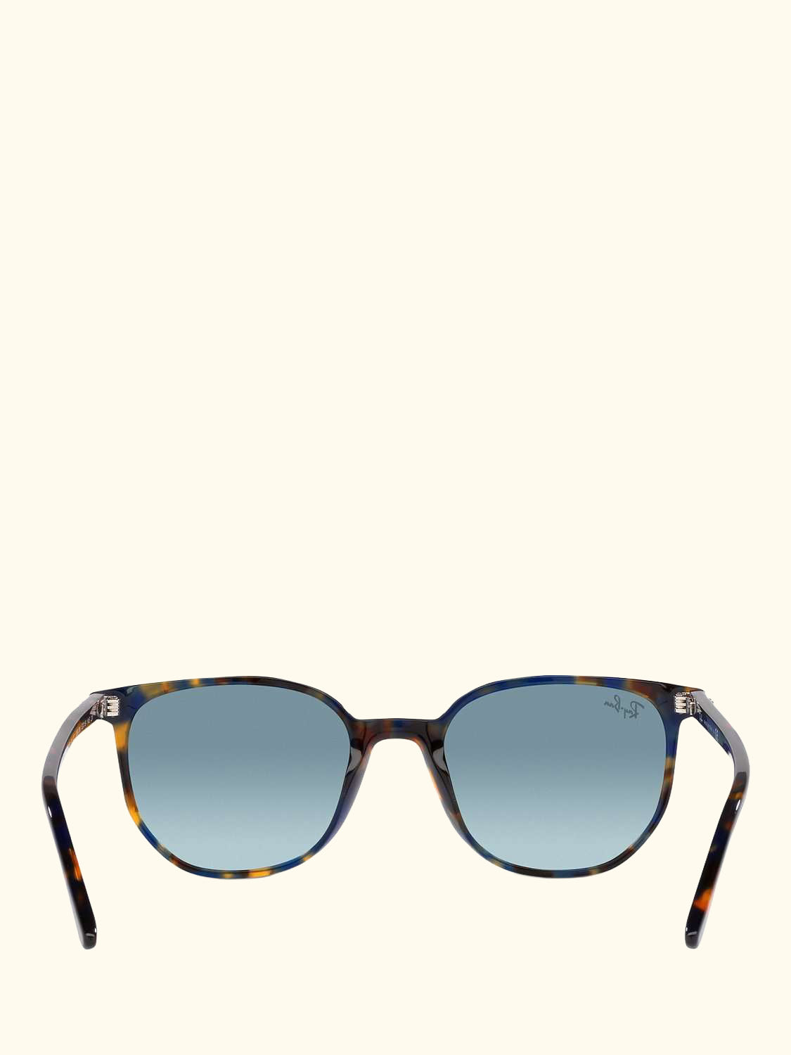 RB2197 Unisex Elliot Sunglasses, Yellow Havana/Blue Gradient