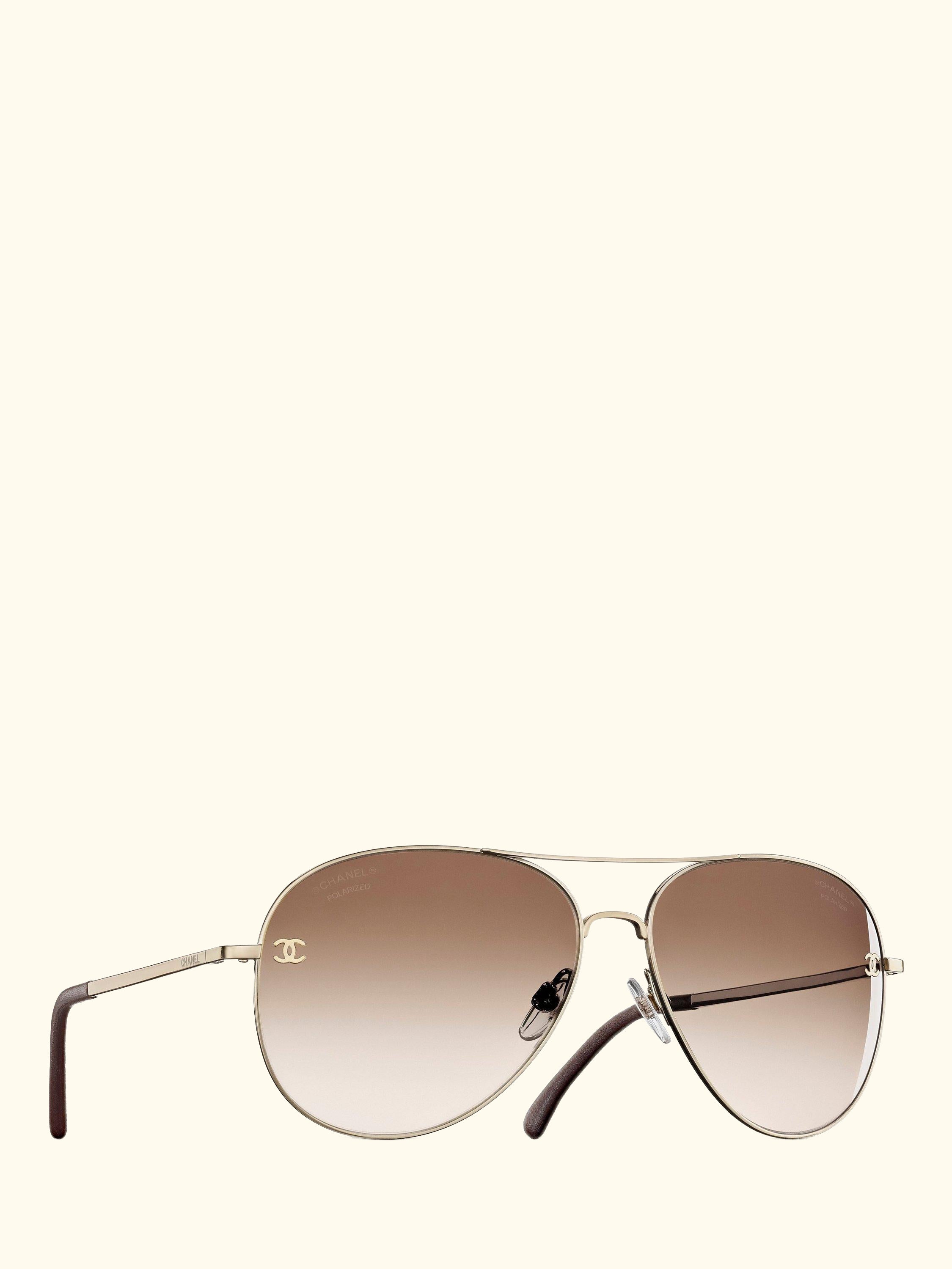 Pilot Sunglasses CH4189TQ Pale Gold/Brown Gradient