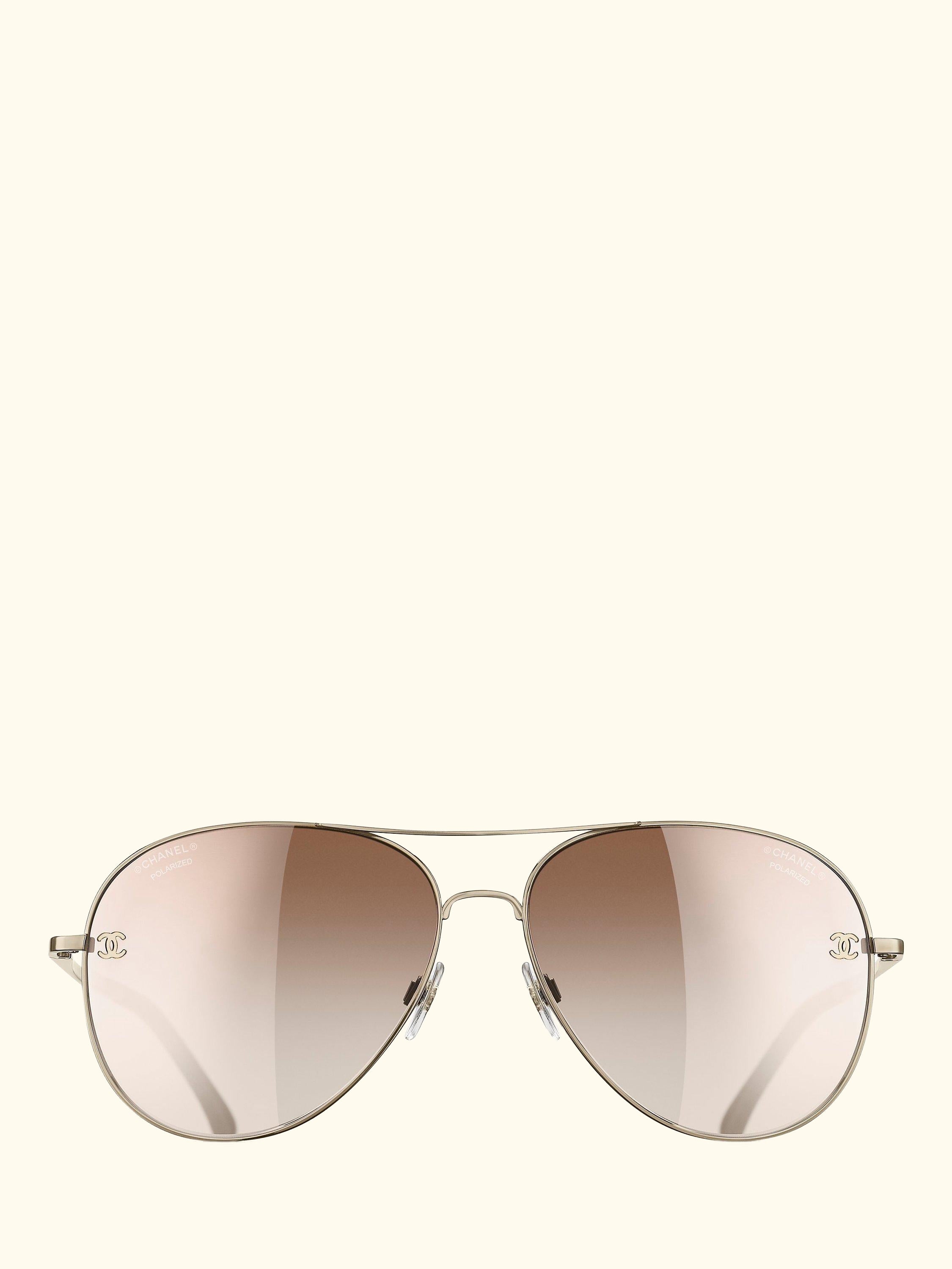 Pilot Sunglasses CH4189TQ Pale Gold/Brown Gradient