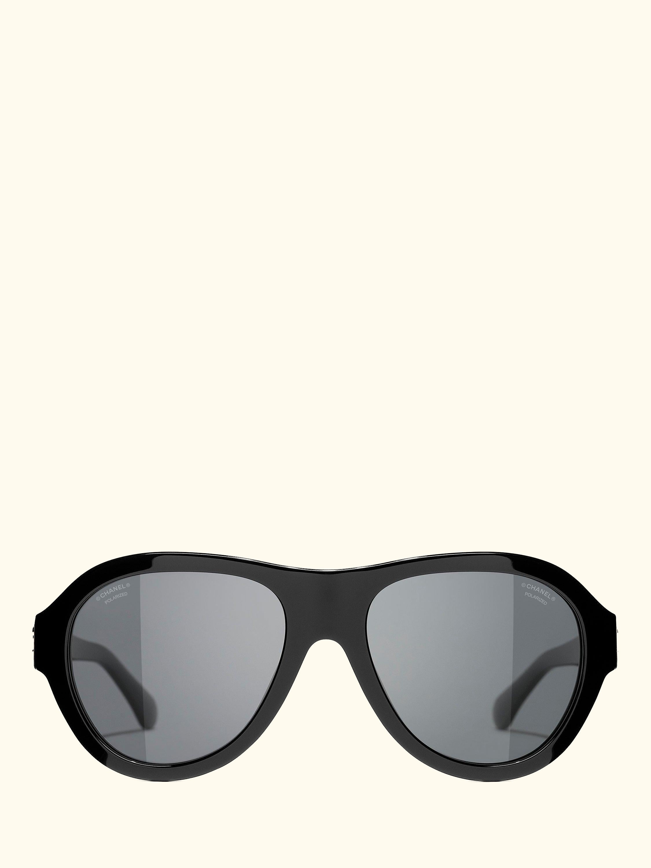 Oval Sunglasses CH5467B Black/Grey