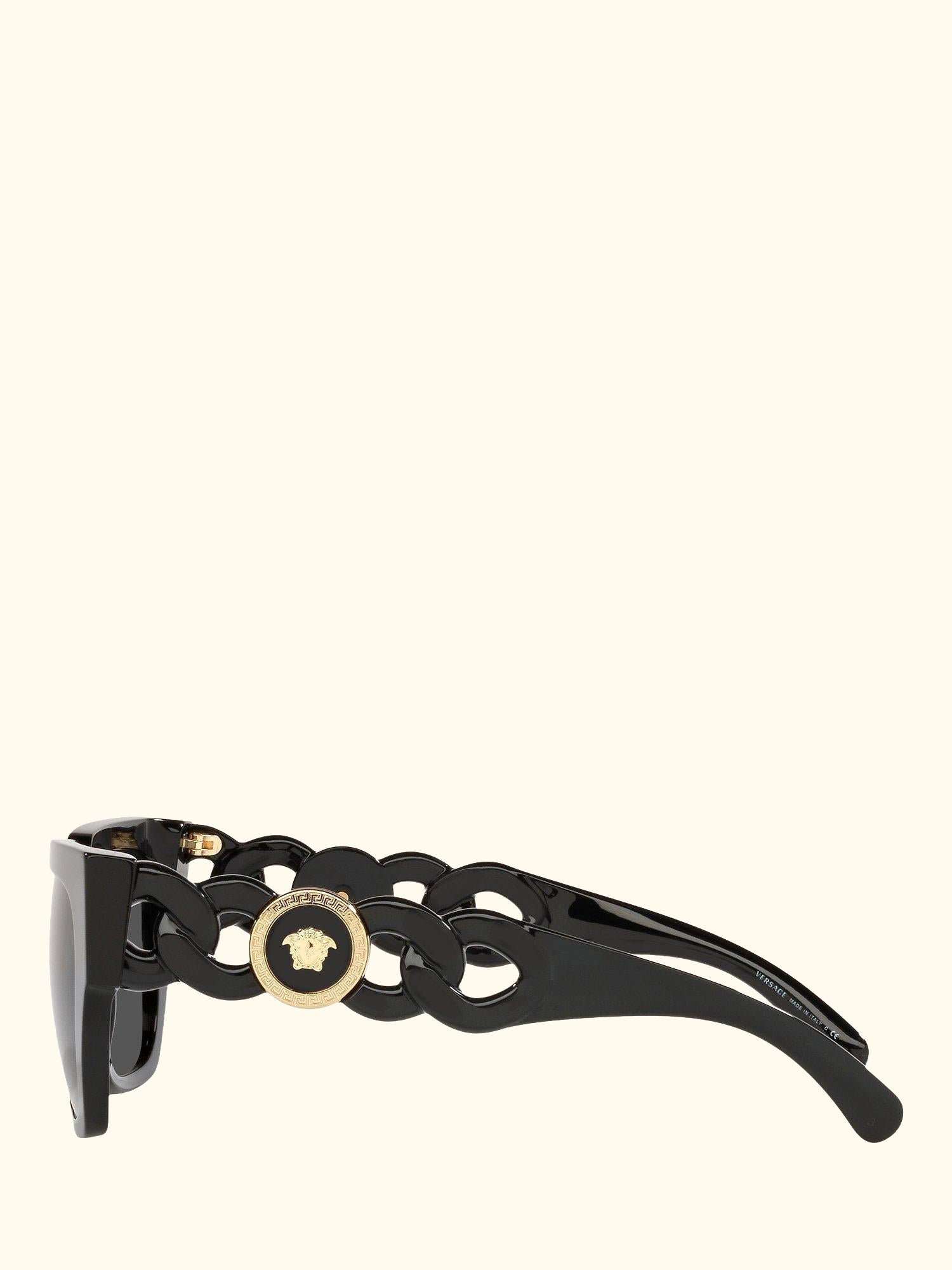 VE4409 Women's Square Sunglasses, Black/Grey
