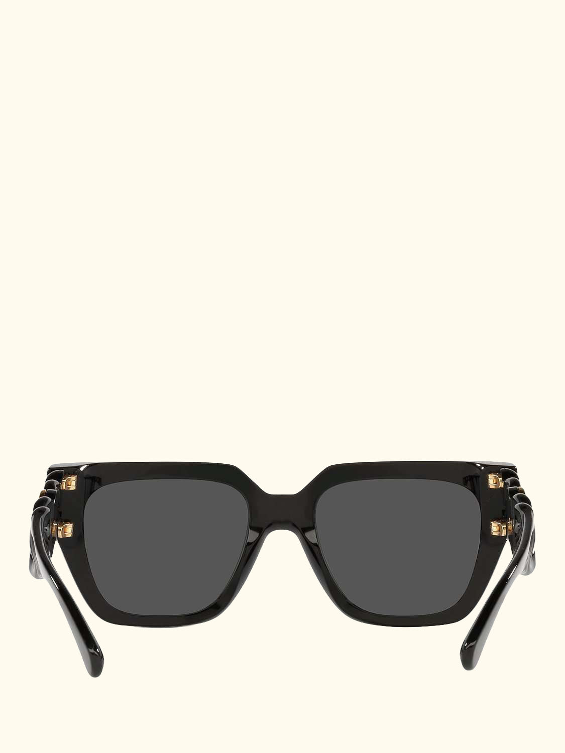 VE4409 Women's Square Sunglasses, Black/Grey