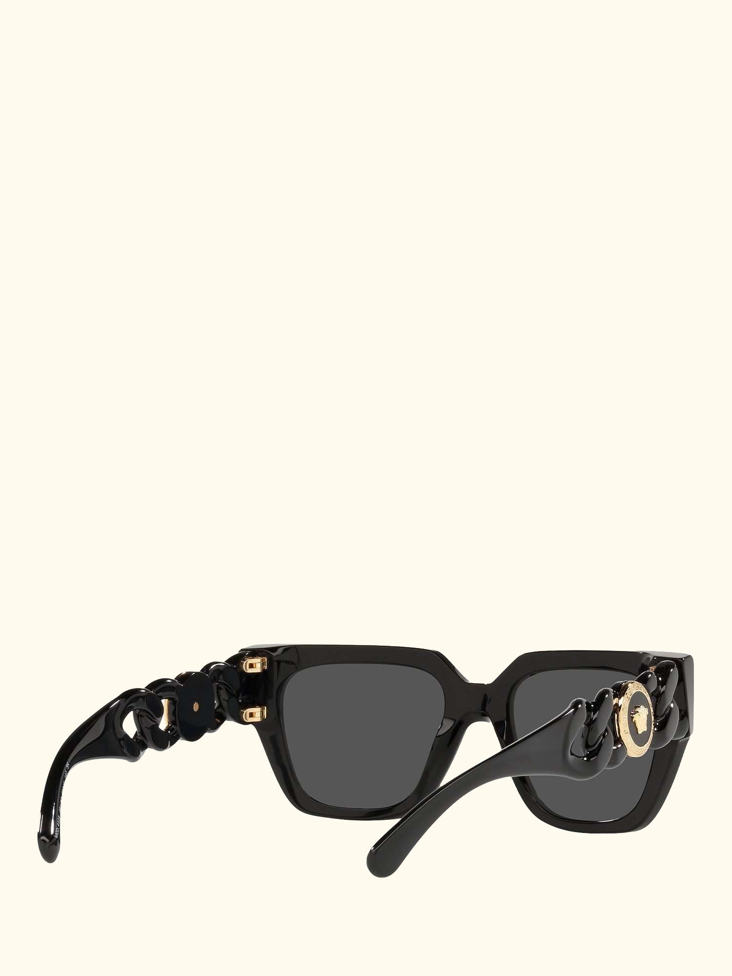 VE4409 Women's Square Sunglasses, Black/Grey