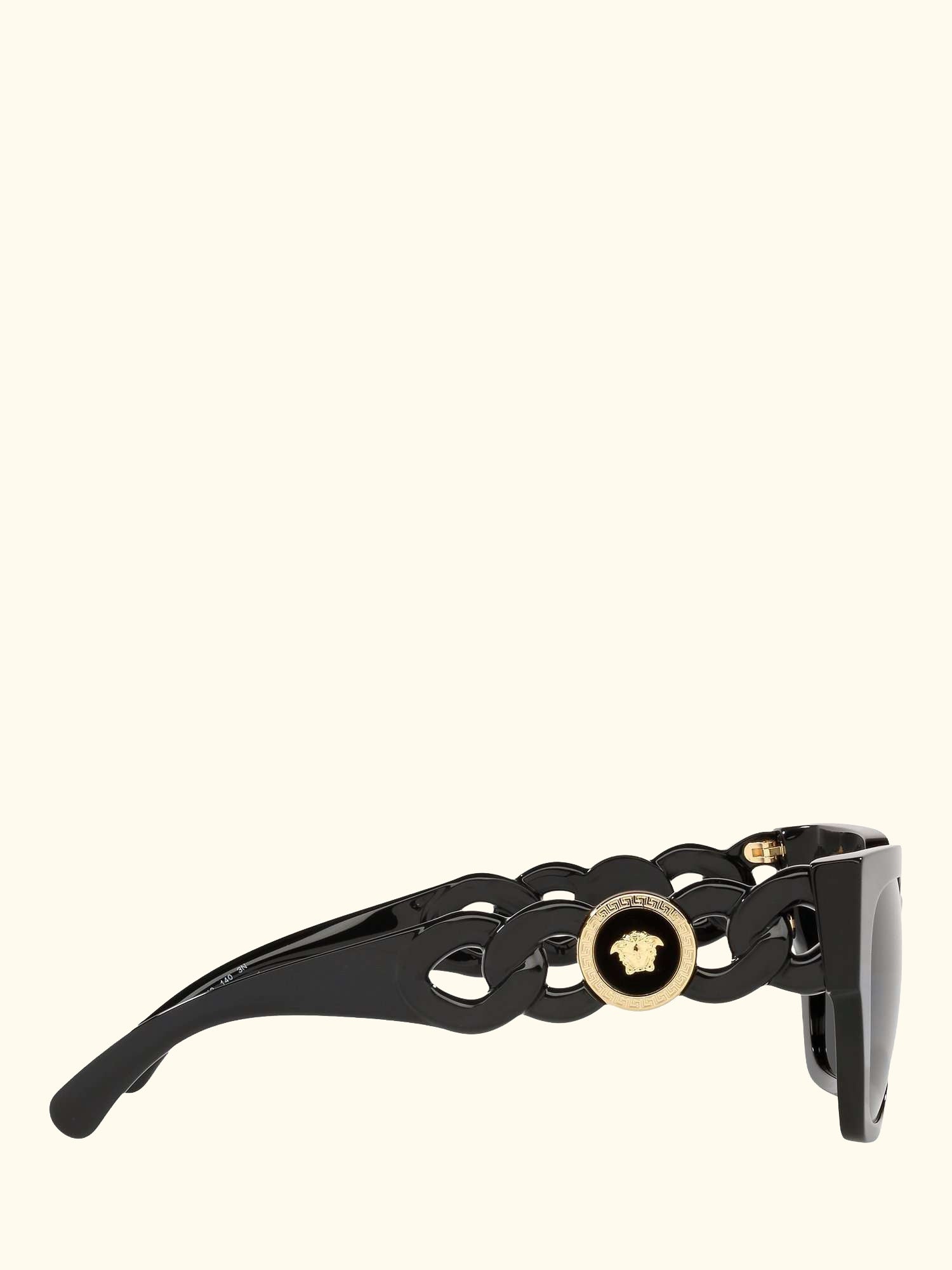 VE4409 Women's Square Sunglasses, Black/Grey