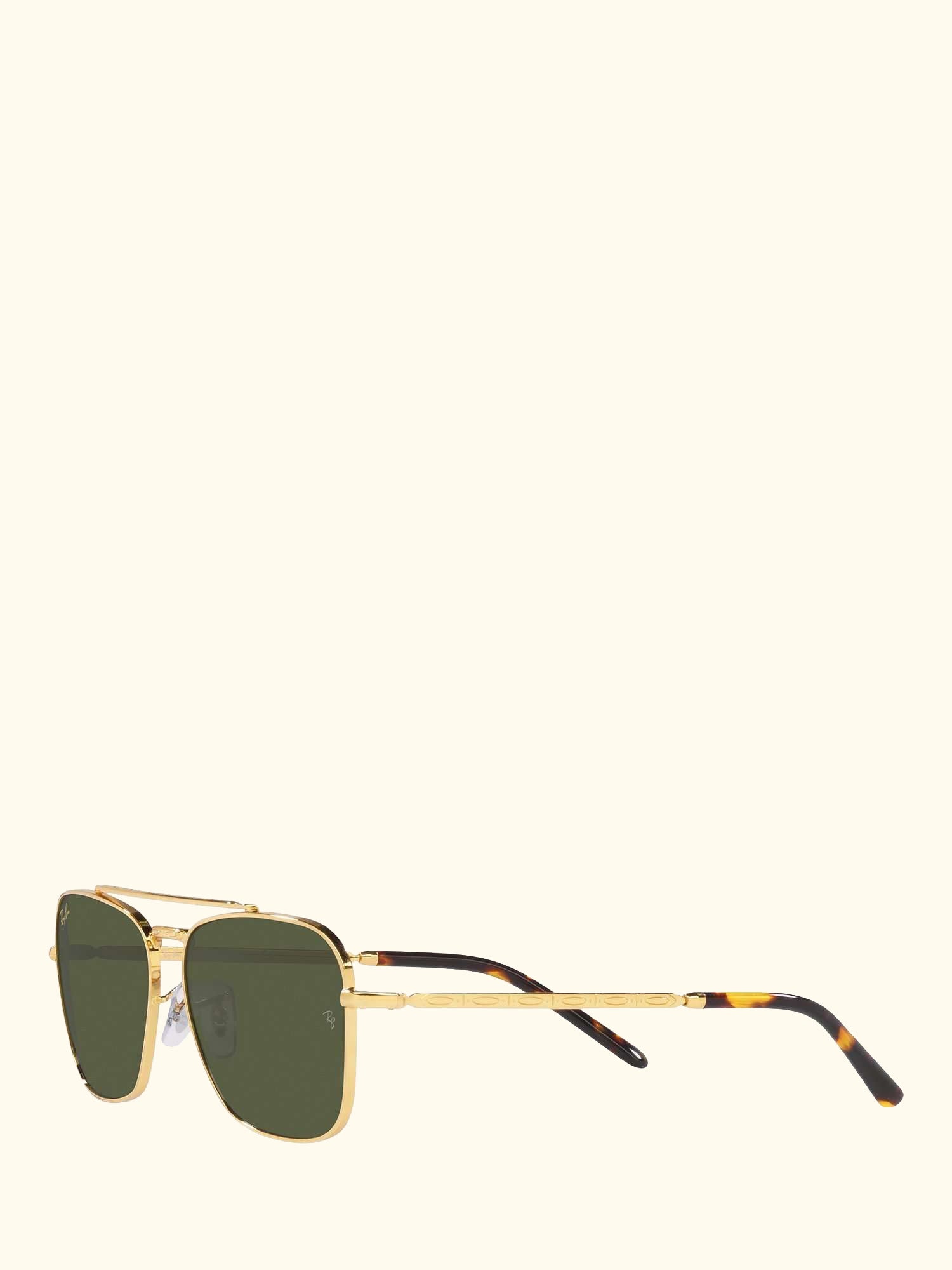 RB3636 Unisex New Caravan Square Sunglasses, Legend Gold/Green