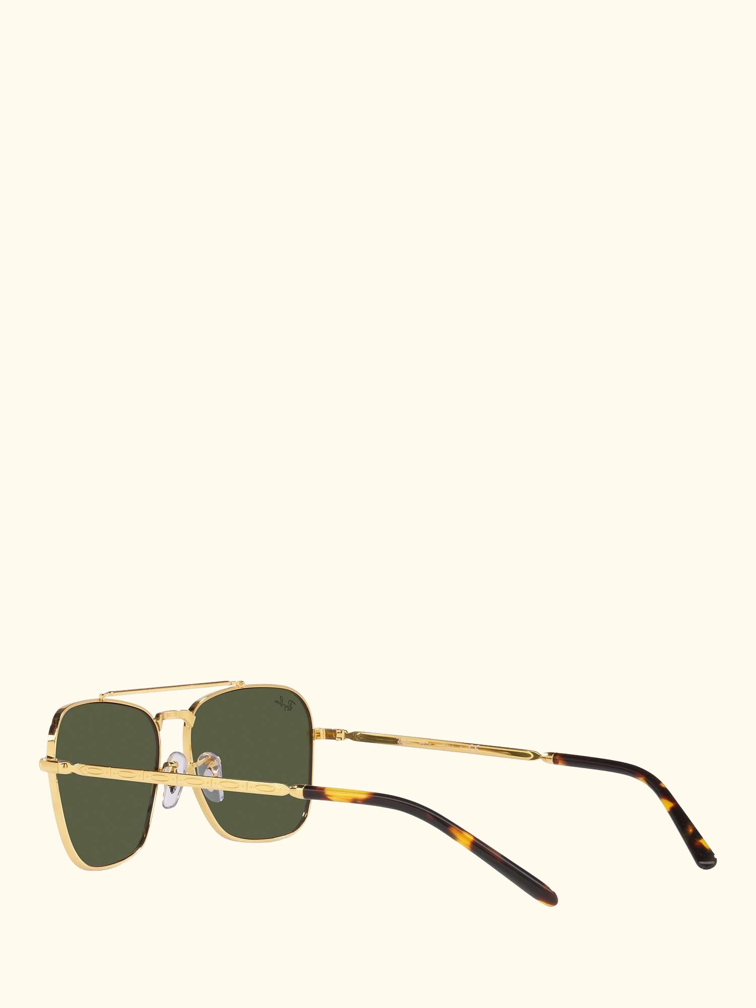 RB3636 Unisex New Caravan Square Sunglasses, Legend Gold/Green