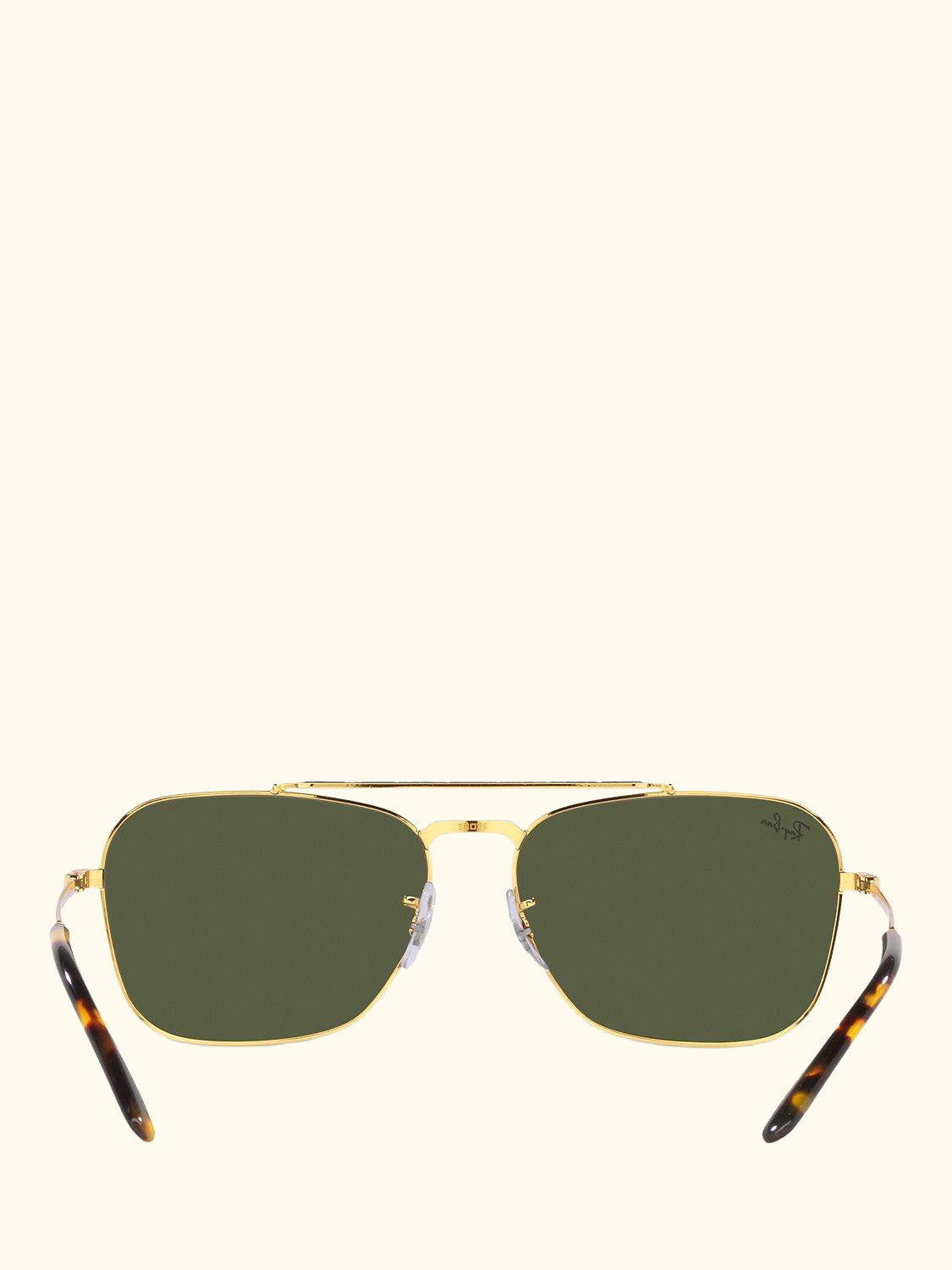 RB3636 Unisex New Caravan Square Sunglasses, Legend Gold/Green