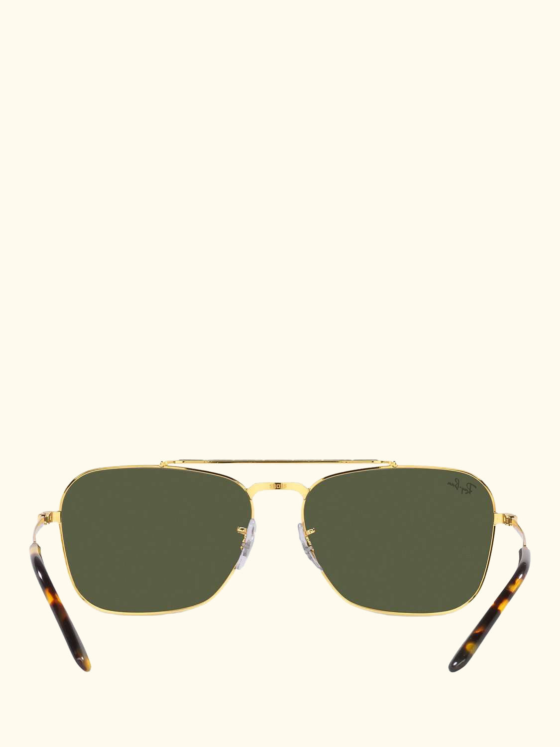 RB3636 Unisex New Caravan Square Sunglasses, Legend Gold/Green