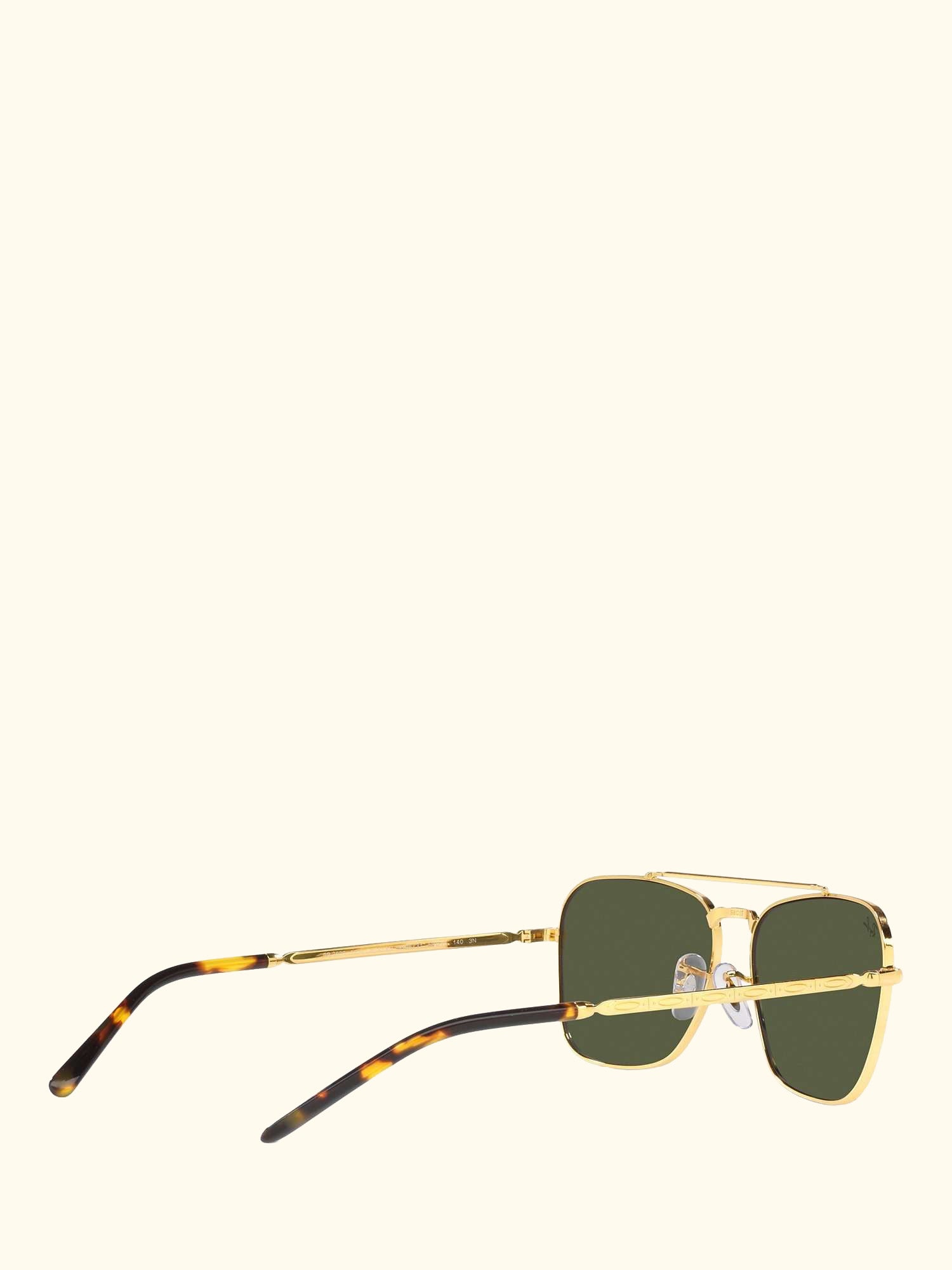 RB3636 Unisex New Caravan Square Sunglasses, Legend Gold/Green