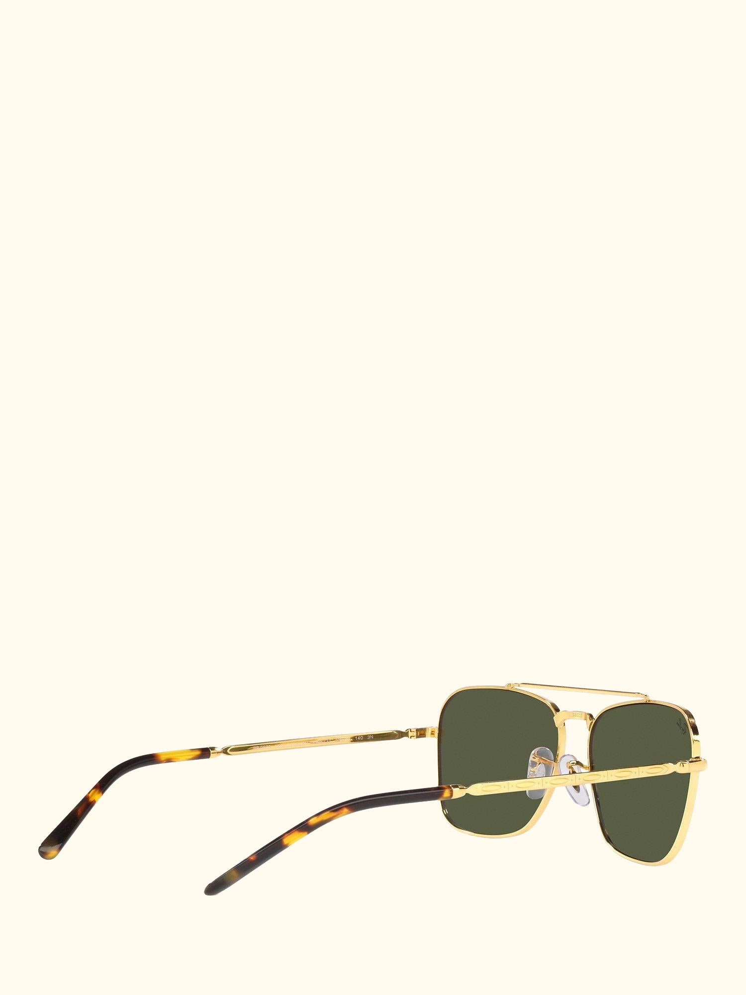 RB3636 Unisex New Caravan Square Sunglasses, Legend Gold/Green