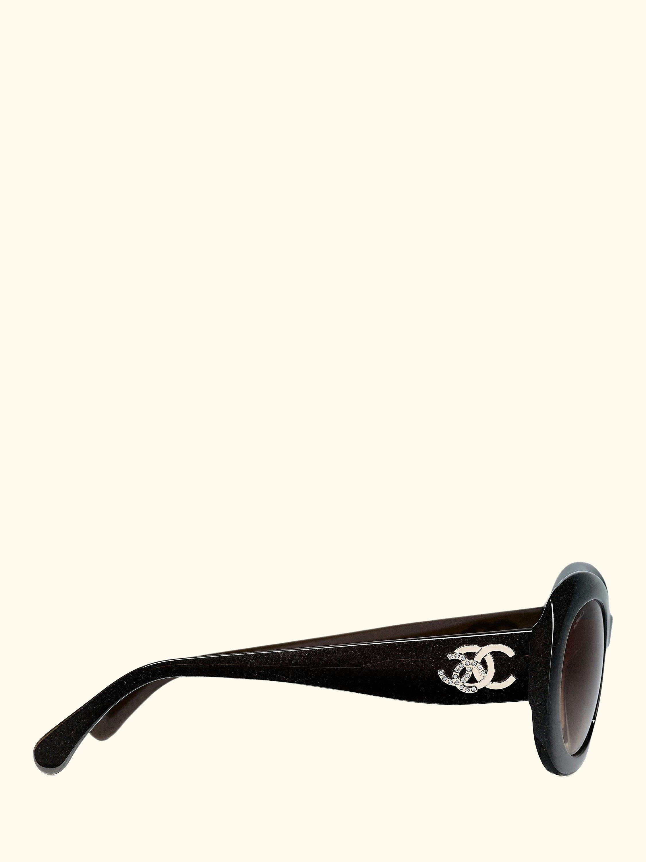 Oval Sunglasses CH5469B Iridescent Brown/Brown Gradient