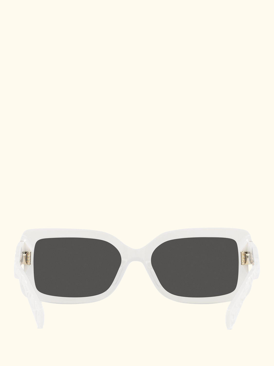 MK2165 Women's Corfu Rectangular Sunglasses, Optic White/Grey