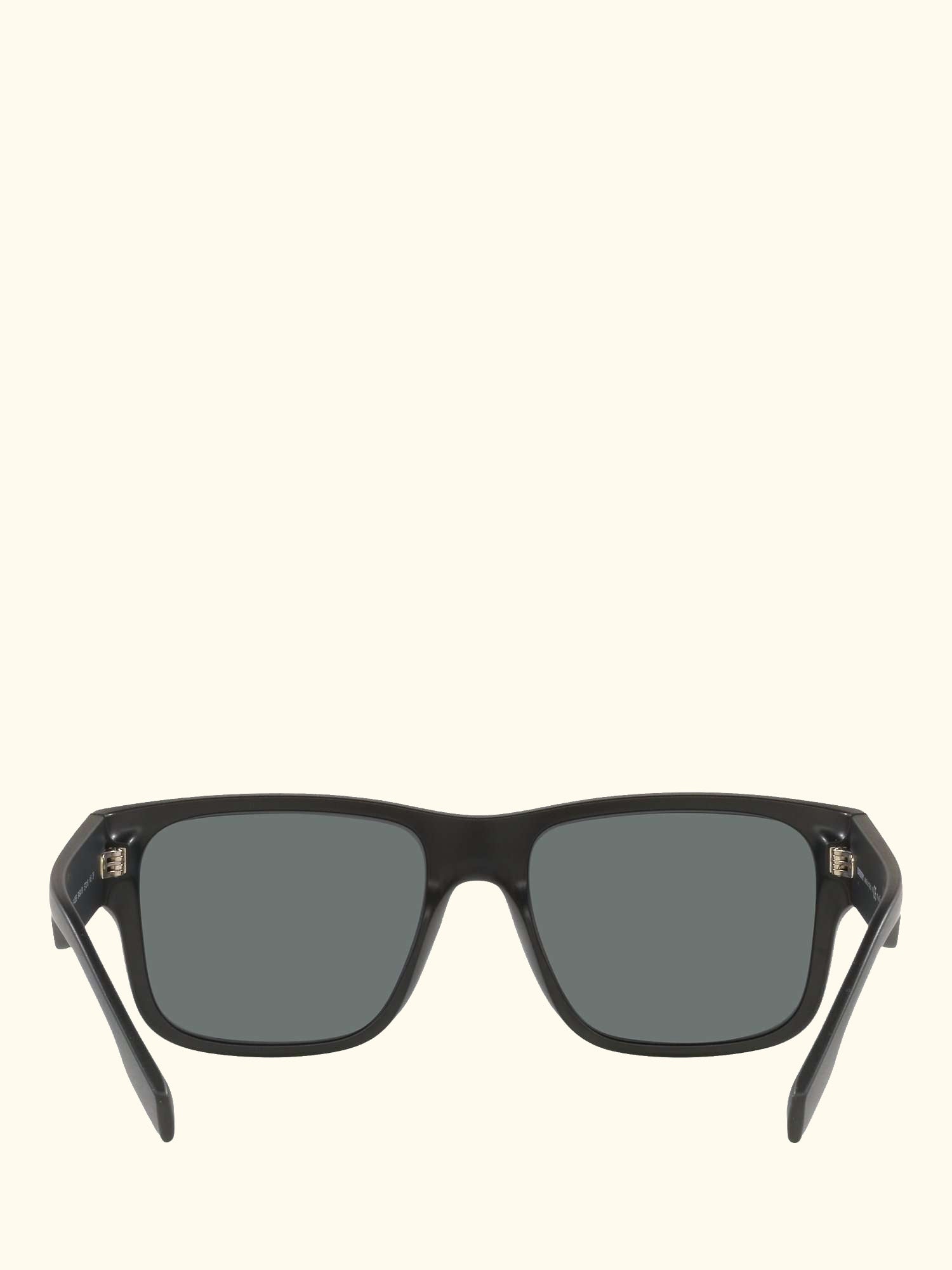 BE4358 Men's Knight Polarised Square Sunglasses, Matte Black/Grey