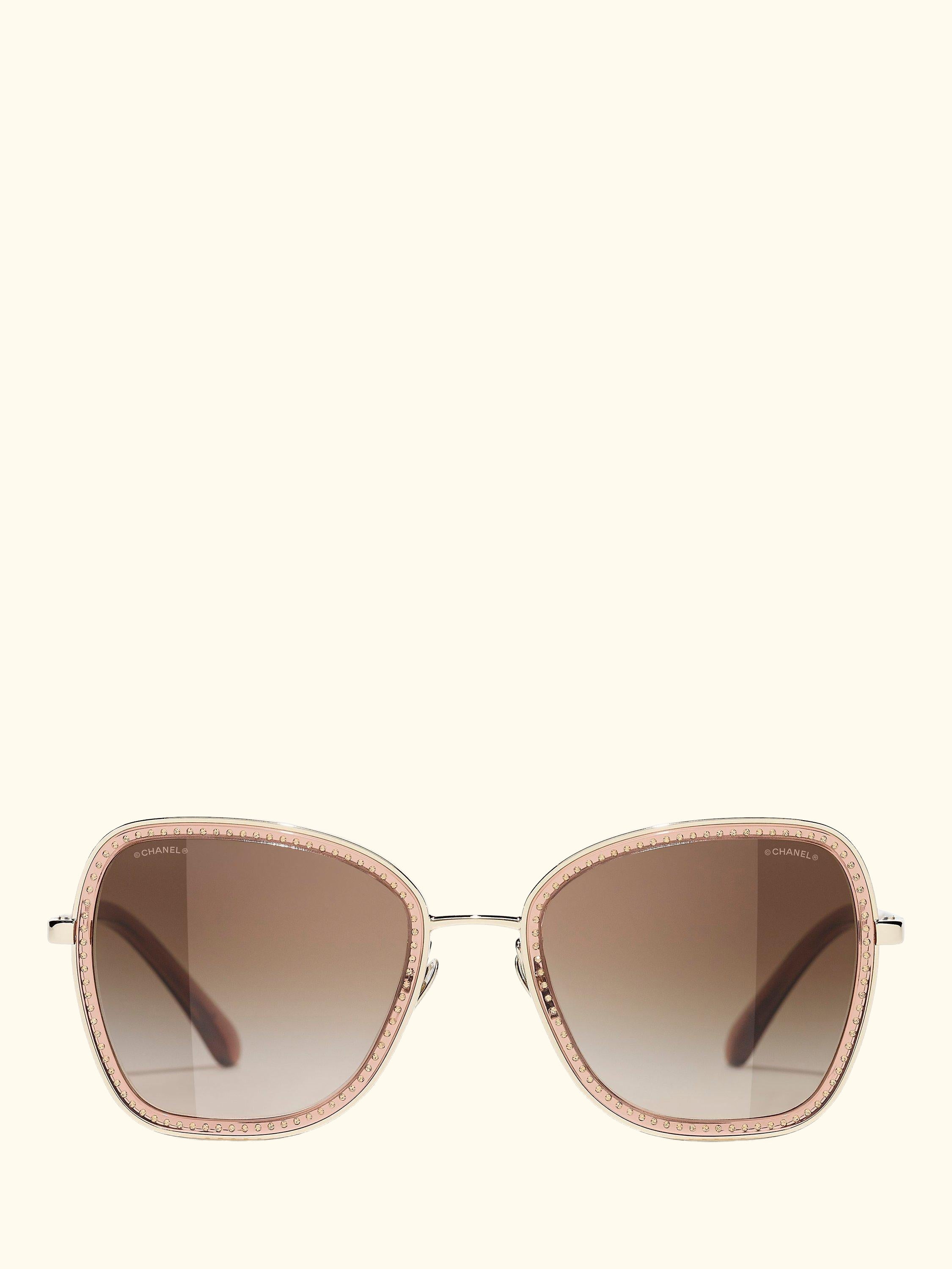 Irregular Sunglasses CH4277B Pale Gold/Brown Gradient