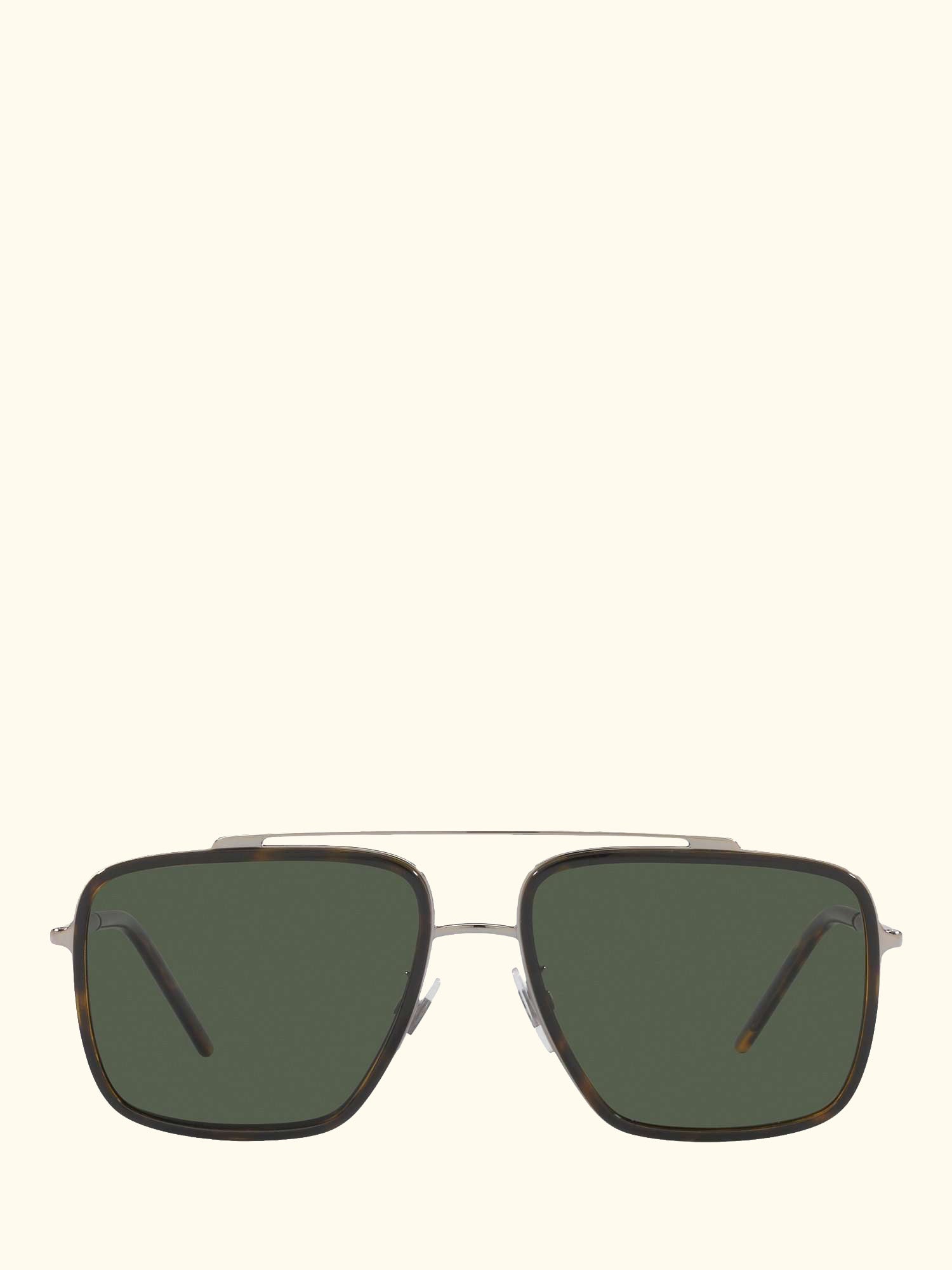 DG2220 Men's Polarised Square Sunglasses, Bronze/Green