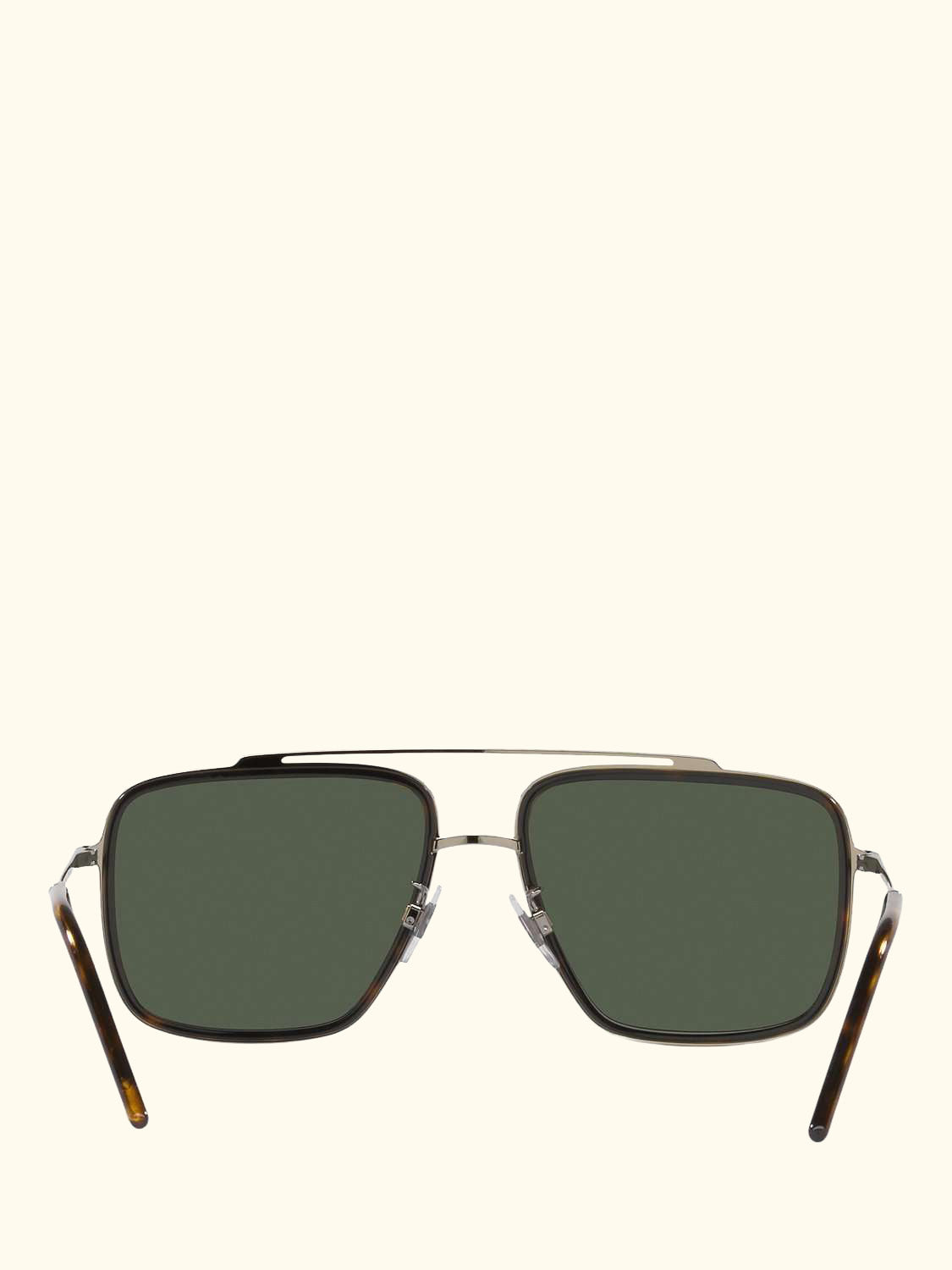 DG2220 Men's Polarised Square Sunglasses, Bronze/Green