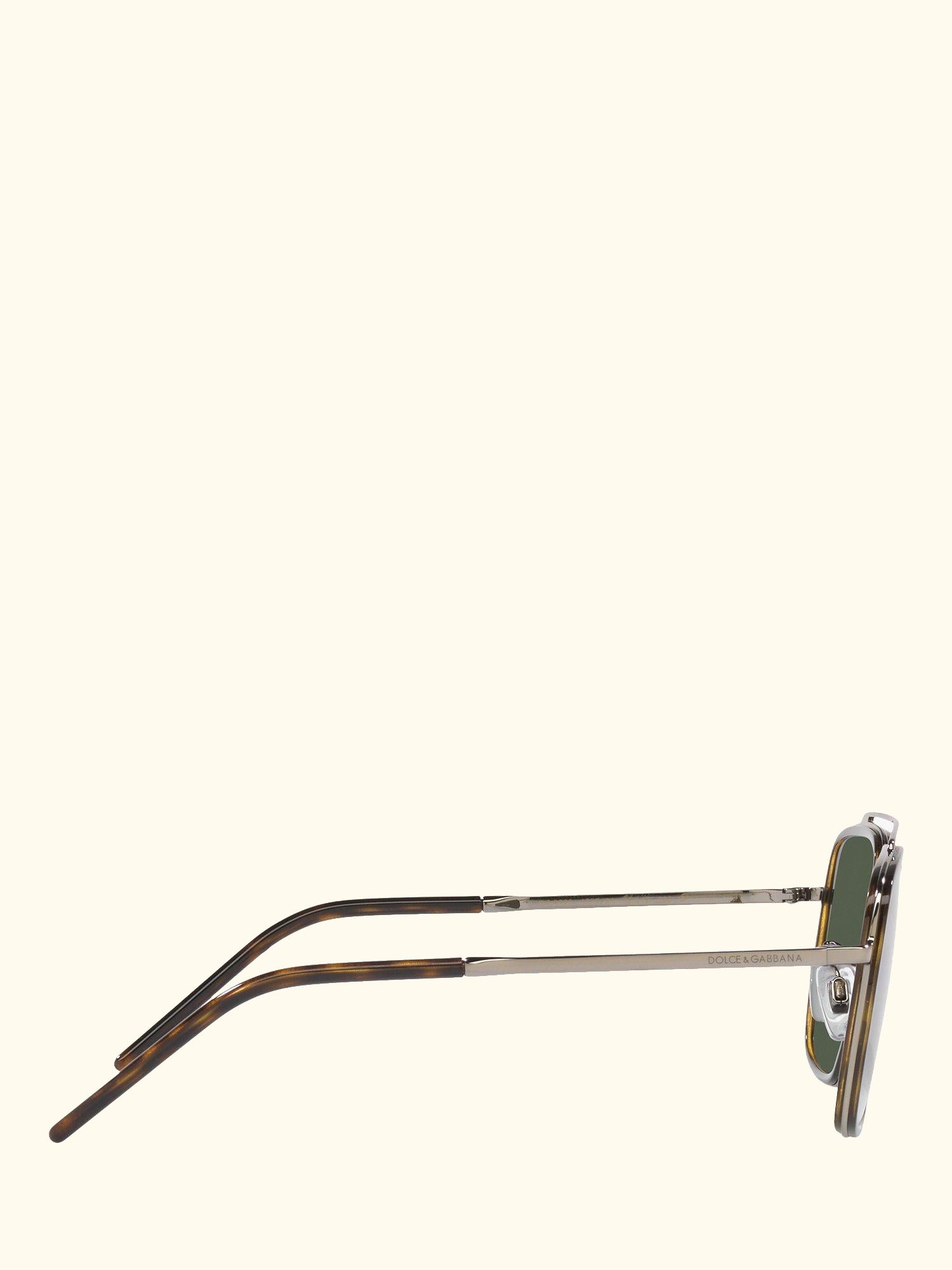 DG2220 Men's Polarised Square Sunglasses, Bronze/Green