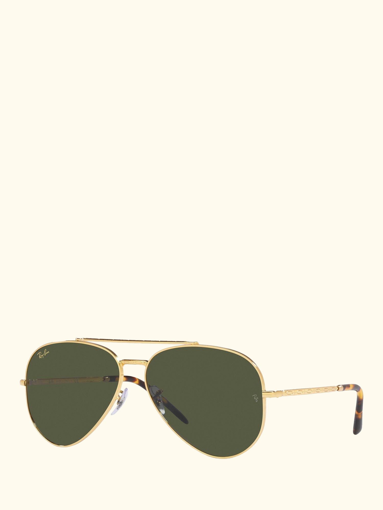 RB3625 Unisex Aviator Sunglasses, Legend Gold/Green