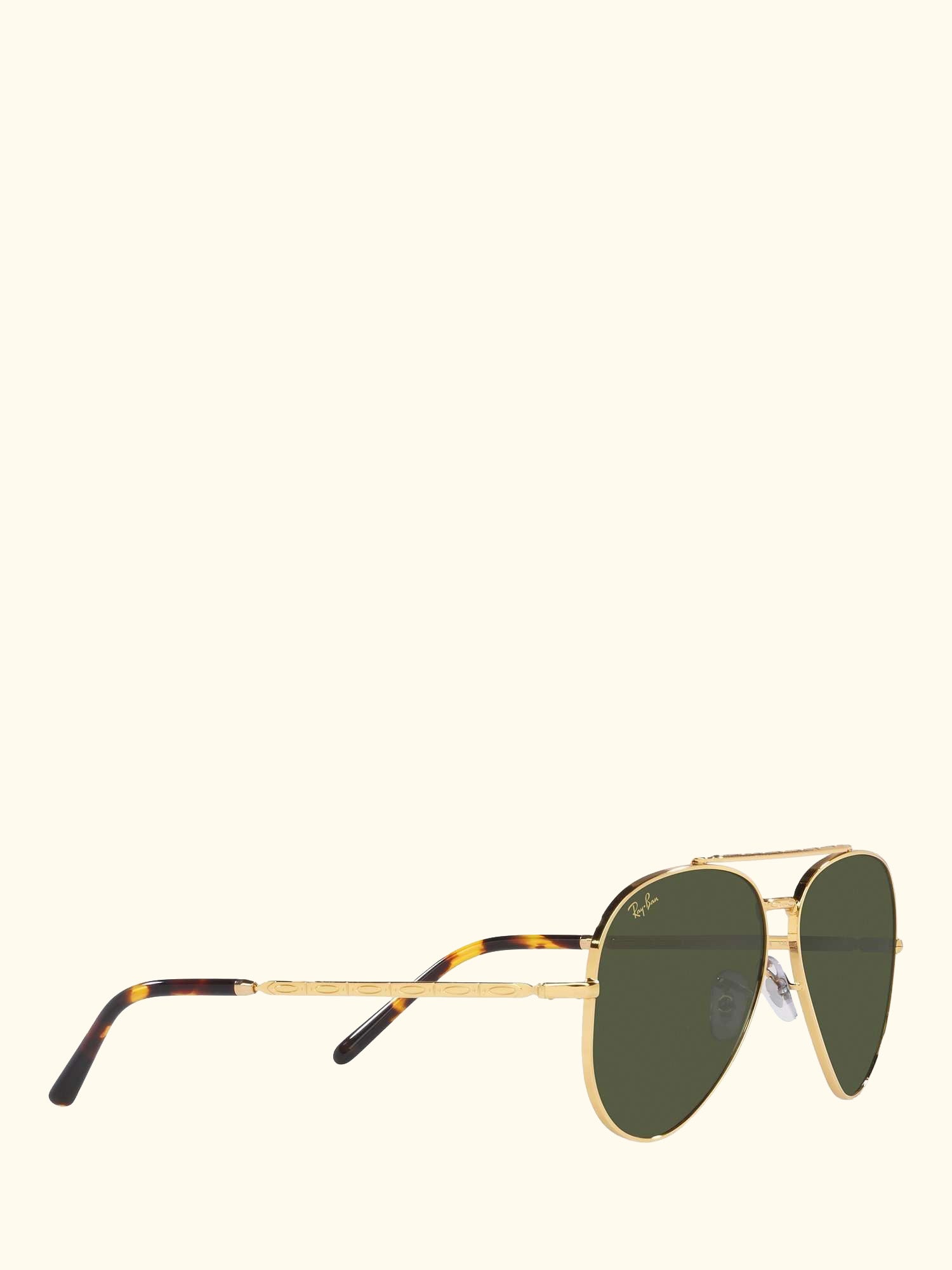 RB3625 Unisex Aviator Sunglasses, Legend Gold/Green
