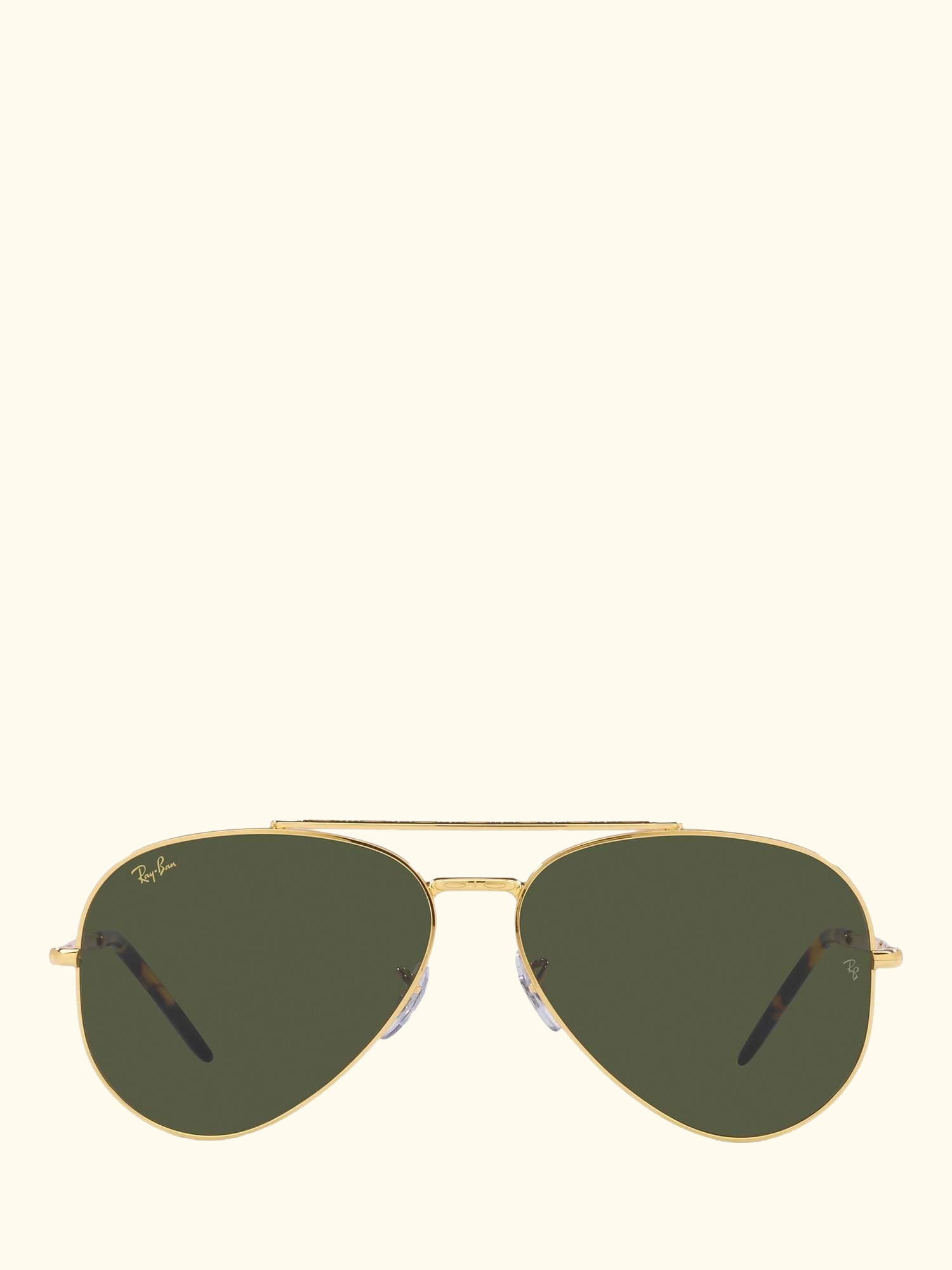 RB3625 Unisex Aviator Sunglasses, Legend Gold/Green