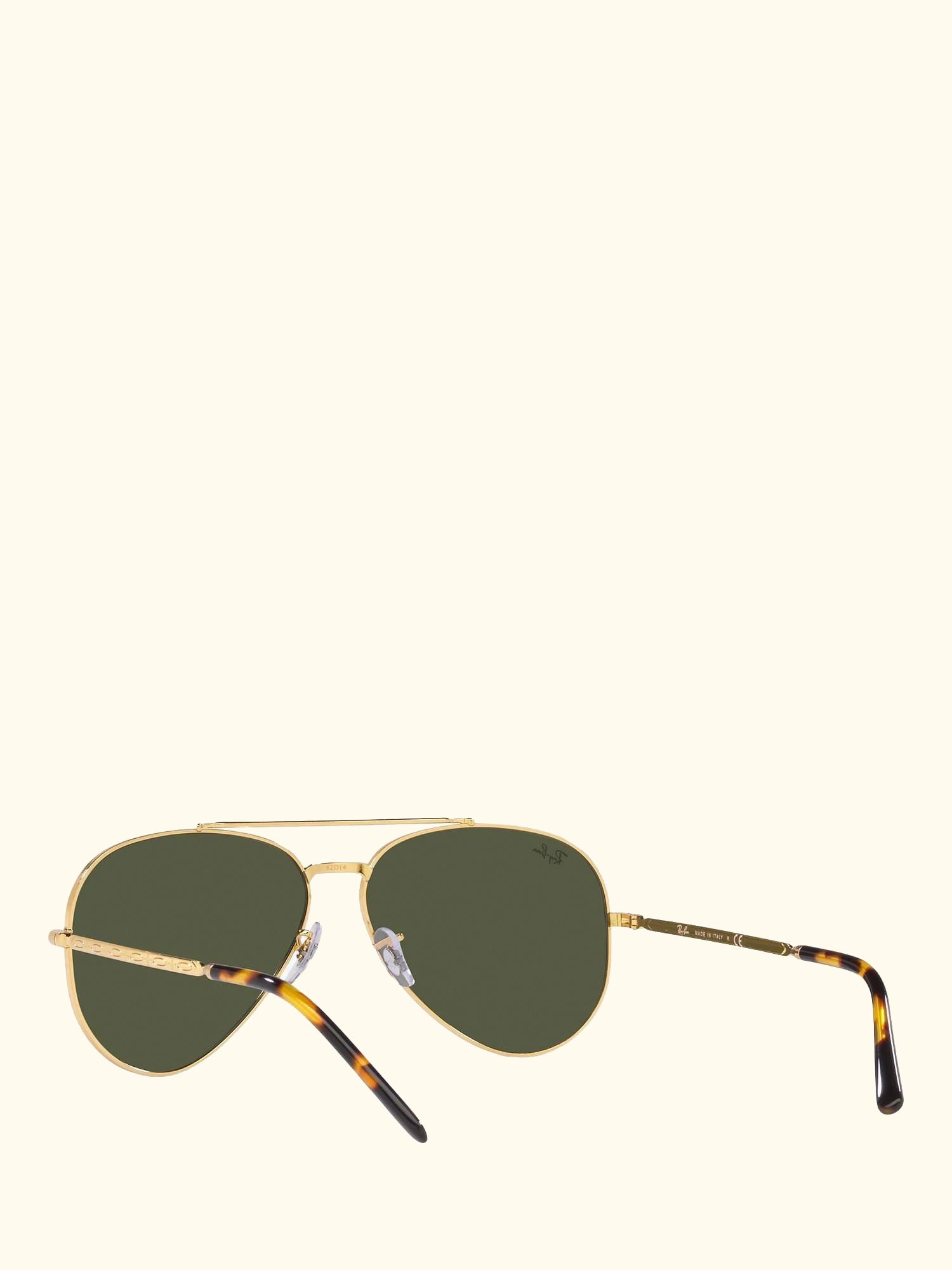 RB3625 Unisex Aviator Sunglasses, Legend Gold/Green