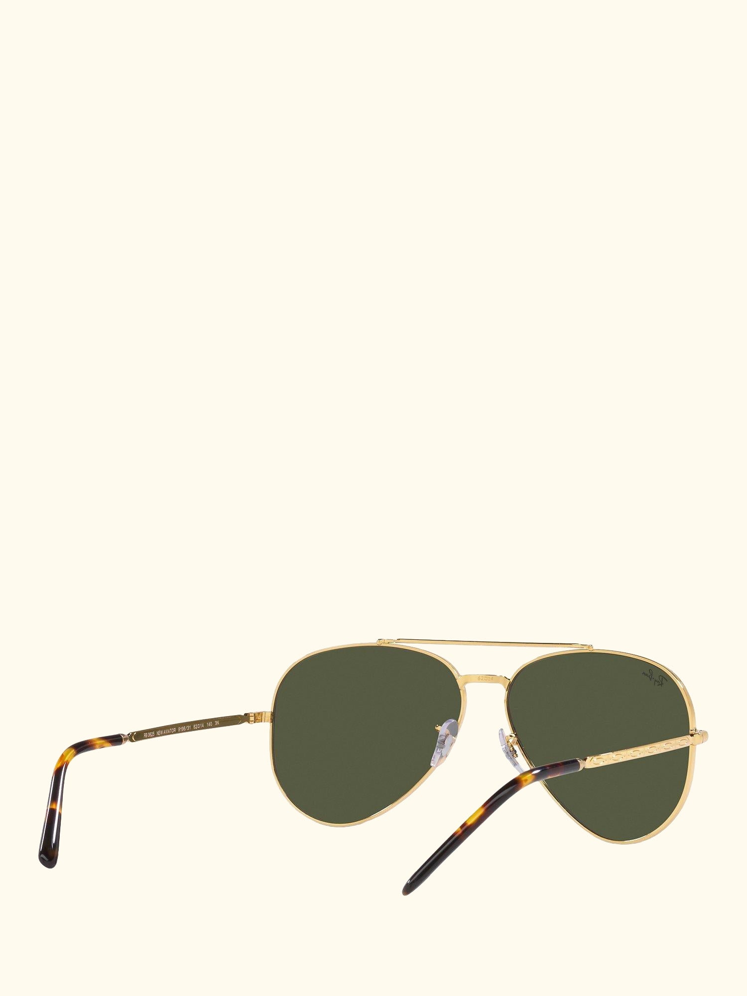 RB3625 Unisex Aviator Sunglasses, Legend Gold/Green