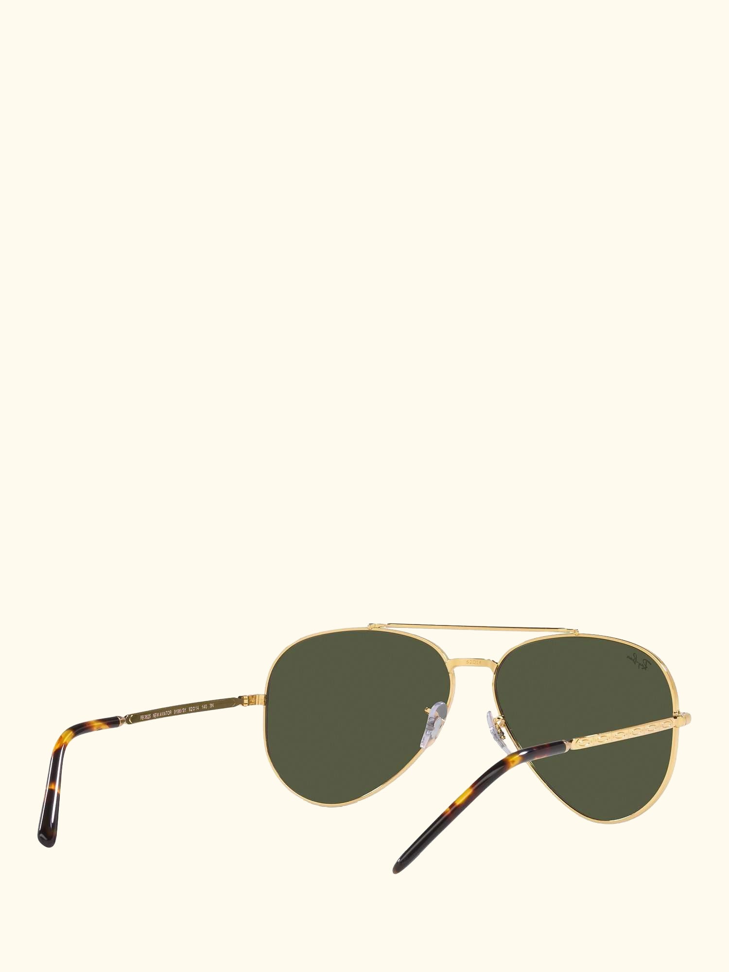 RB3625 Unisex Aviator Sunglasses, Legend Gold/Green