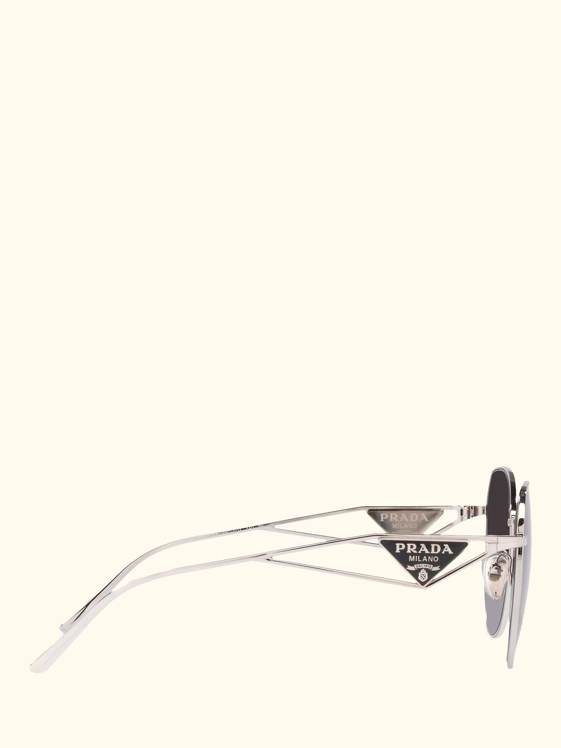 PR 57YS Women's Irregular Sunglasses, Silver/Grey Gradient