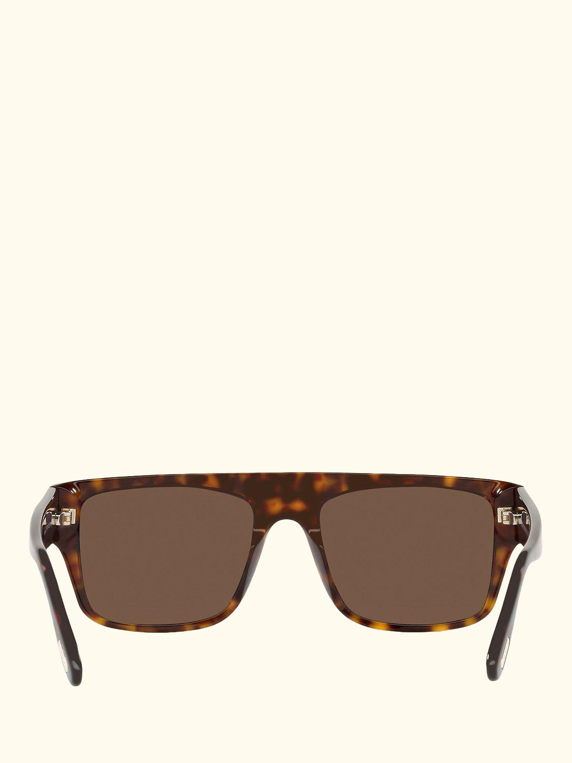 FT0907 Men's Dunning Rectangular Sunglasses, Tortoise/Brown