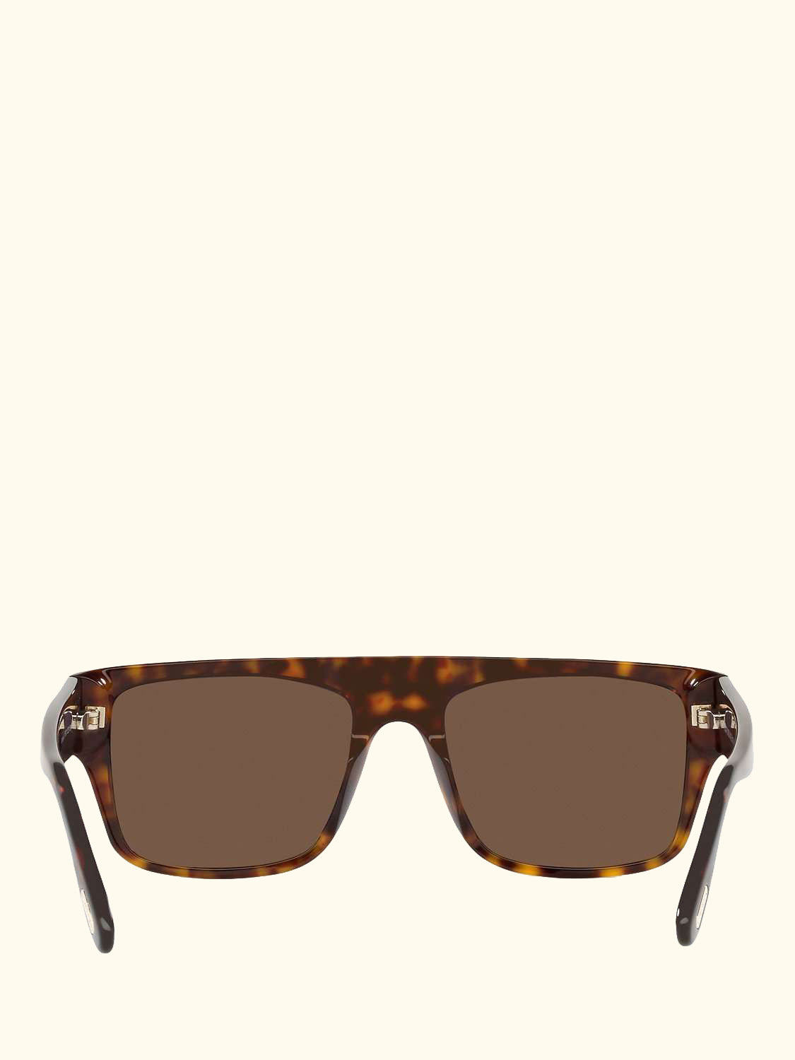 FT0907 Men's Dunning Rectangular Sunglasses, Tortoise/Brown