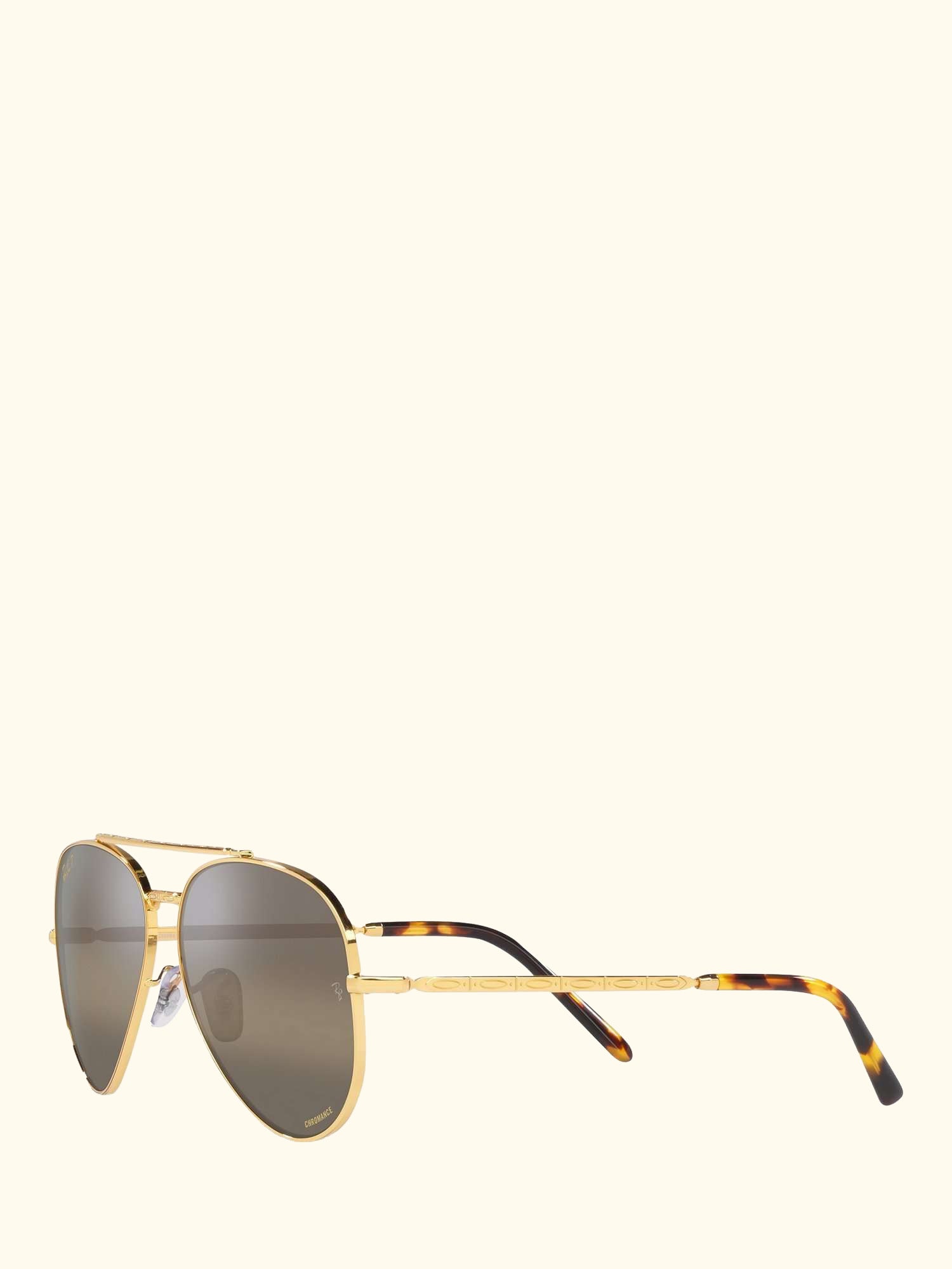 RB3625 Unisex Polarised Aviator Sunglasses, Legend Gold/Brown