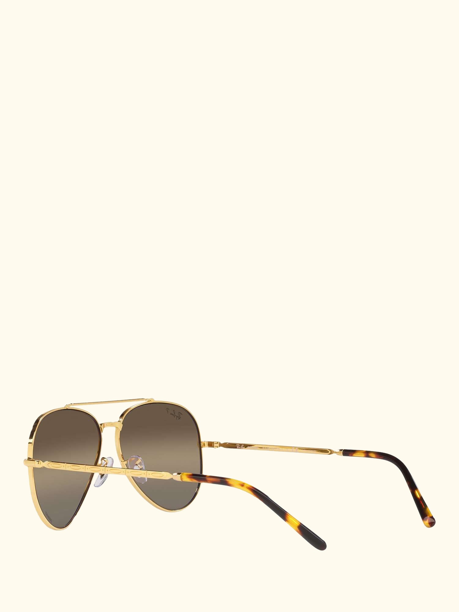 RB3625 Unisex Polarised Aviator Sunglasses, Legend Gold/Brown