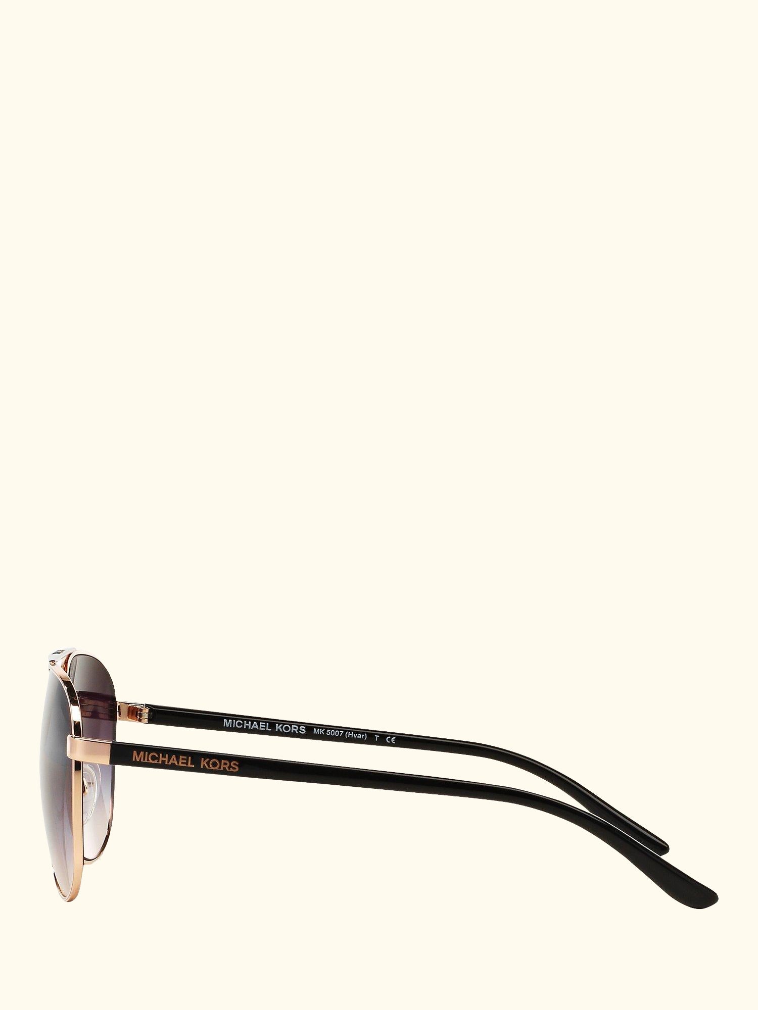 MK5007 Hvar I Aviator Sunglasses, Rose Gold/Grey Gradient