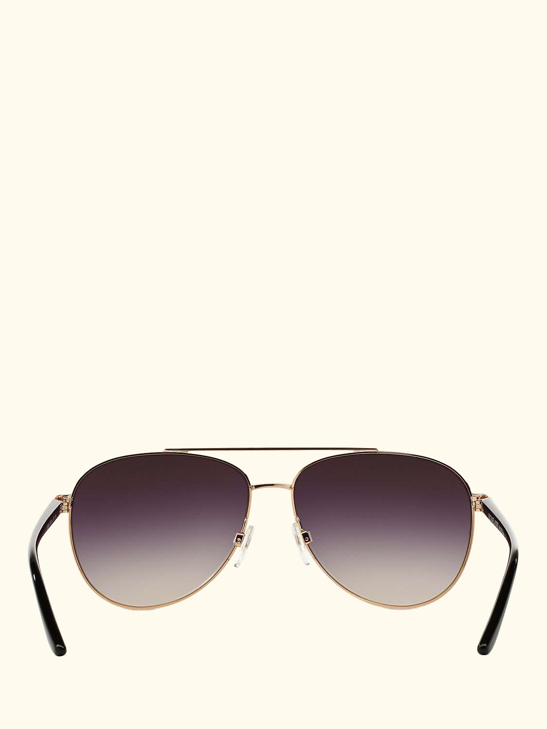 MK5007 Hvar I Aviator Sunglasses, Rose Gold/Grey Gradient