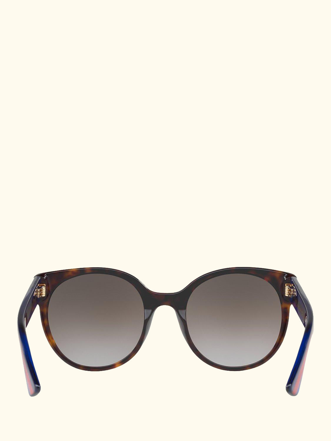 GG0035SN Women's Round Sunglasses, Brown/Blue/Grey Gradient