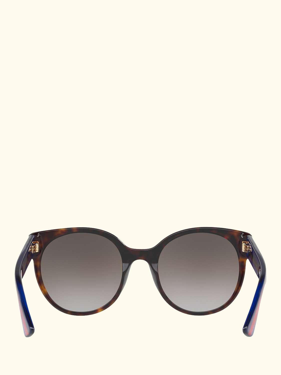 GG0035SN Women's Round Sunglasses, Brown/Blue/Grey Gradient