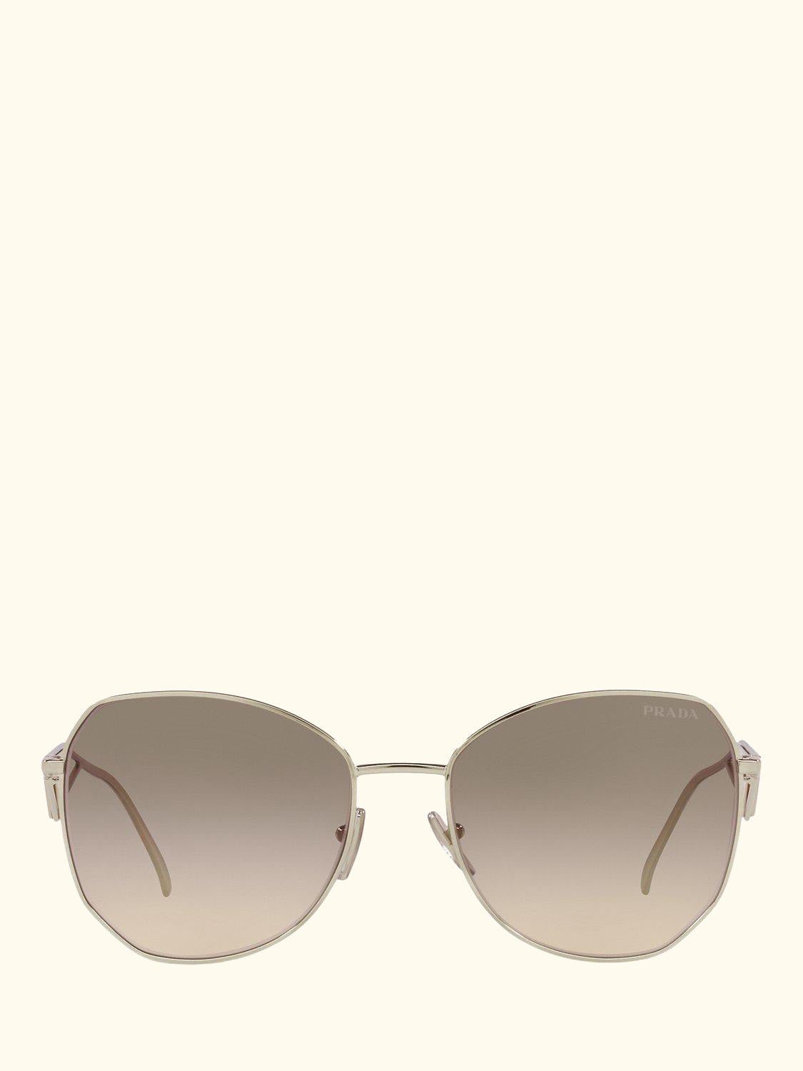 PR 57YS Women's Irregular Sunglasses, Pale Gold/Grey Gradient