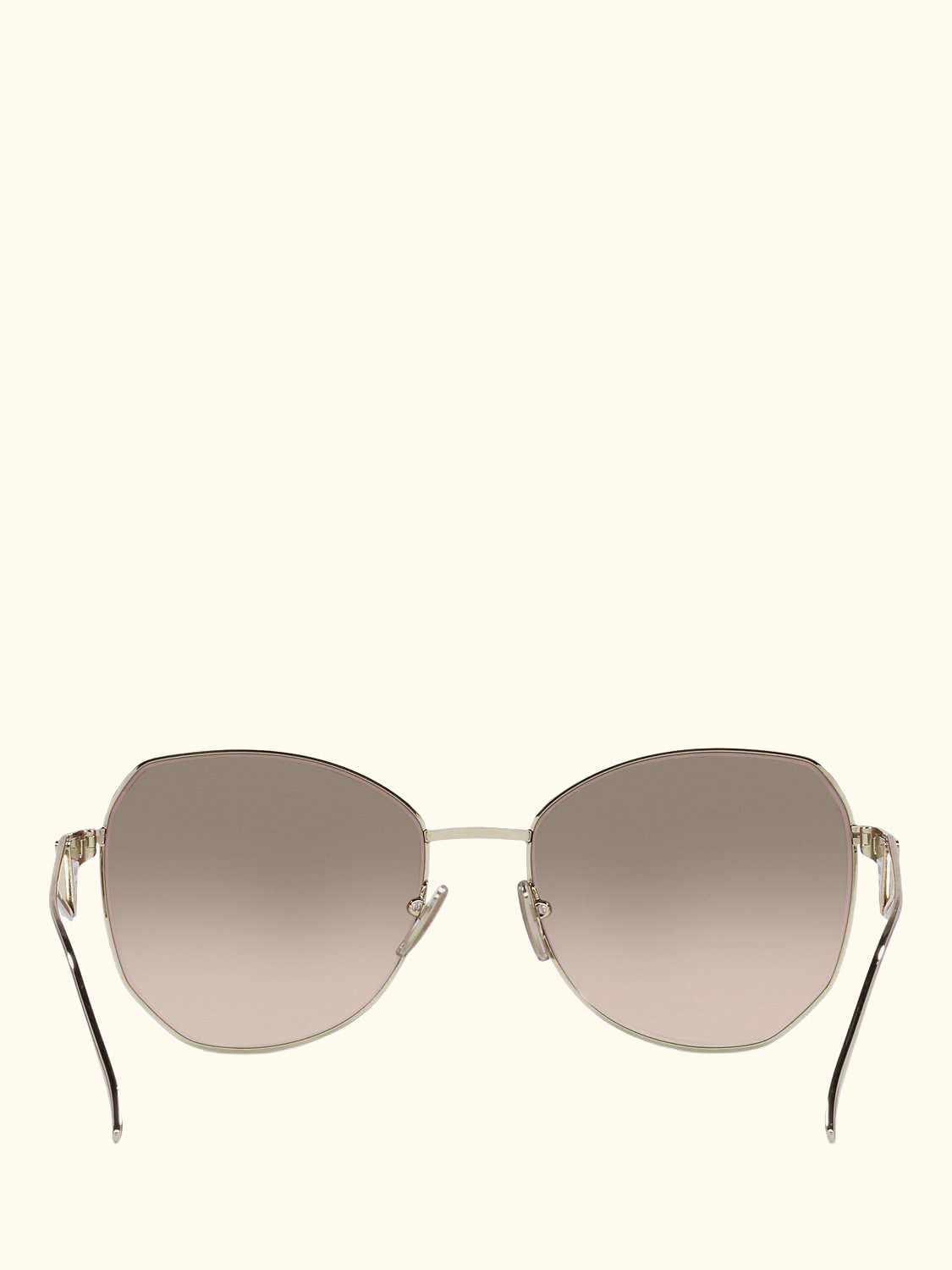 PR 57YS Women's Irregular Sunglasses, Pale Gold/Grey Gradient