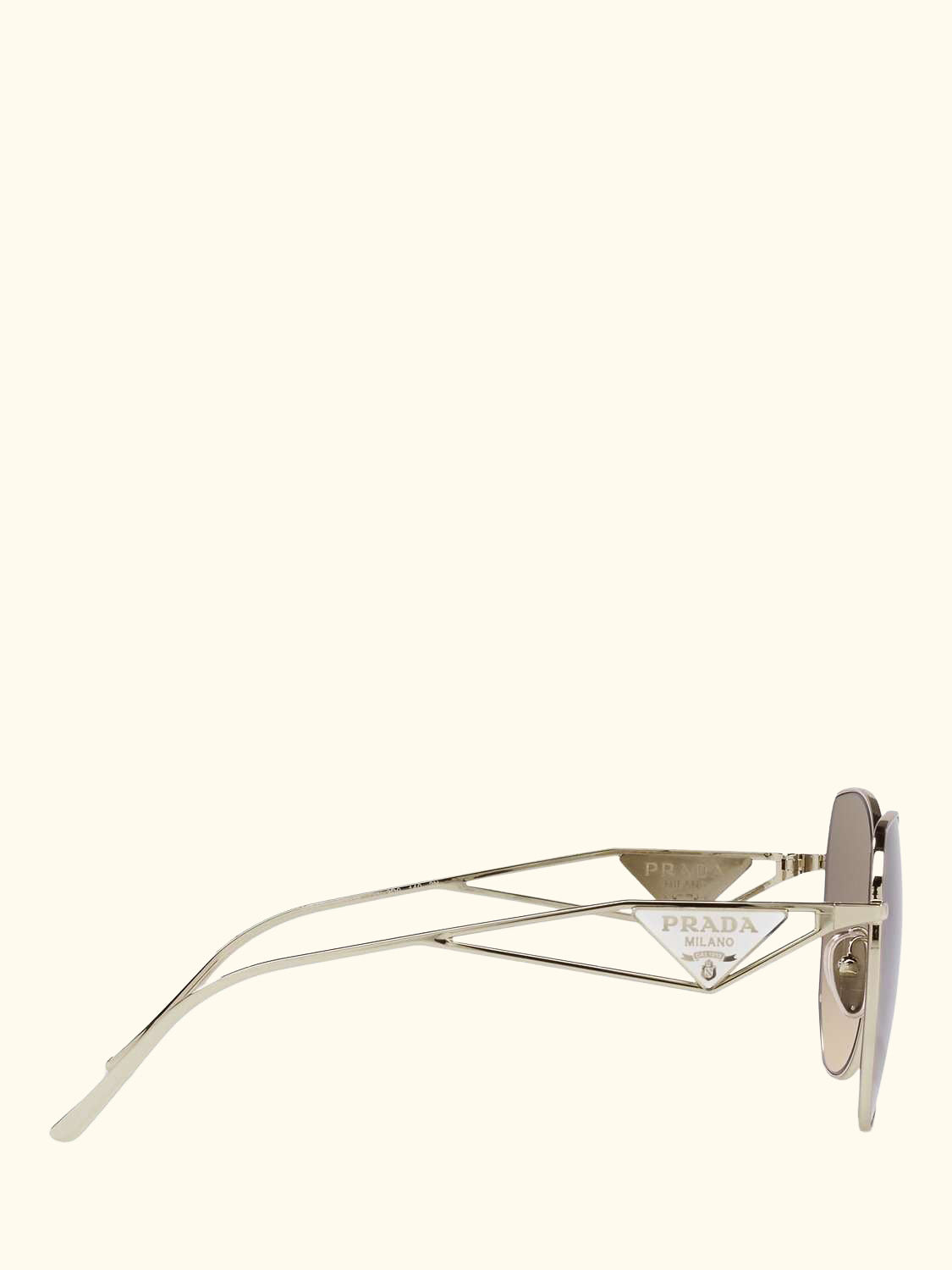 PR 57YS Women's Irregular Sunglasses, Pale Gold/Grey Gradient