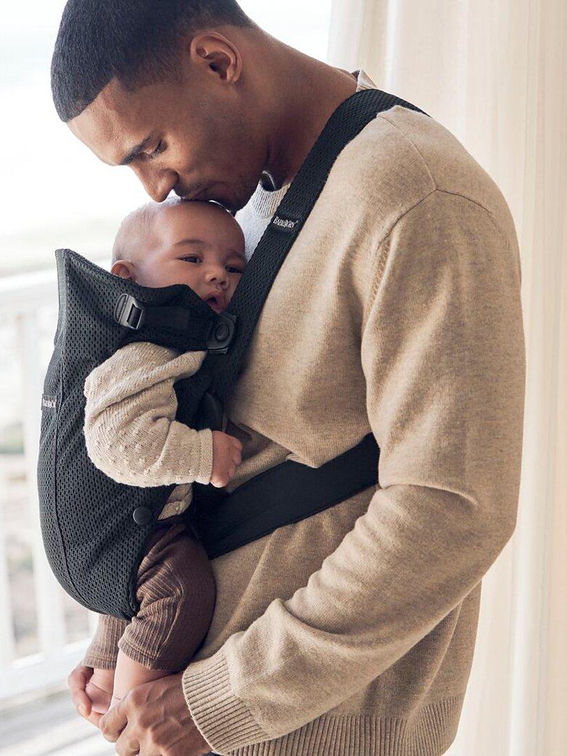 Mesh Baby Mini Carrier, Black