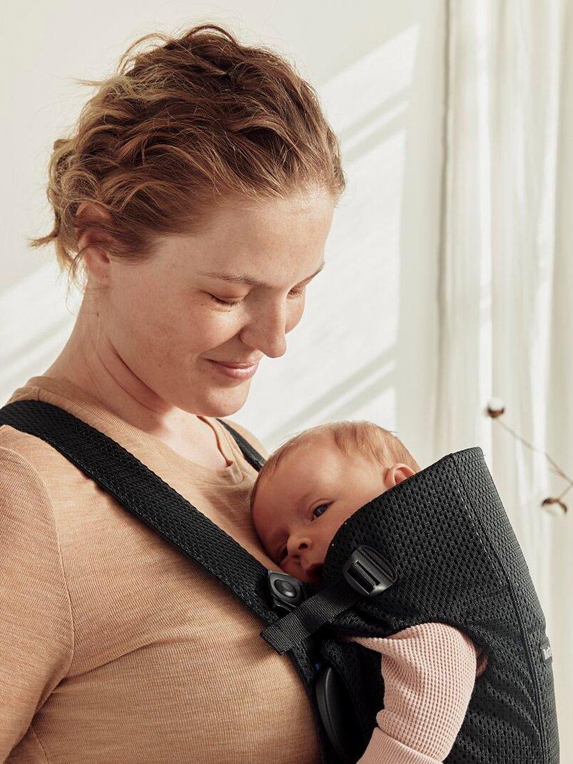 Mesh Baby Mini Carrier, Black